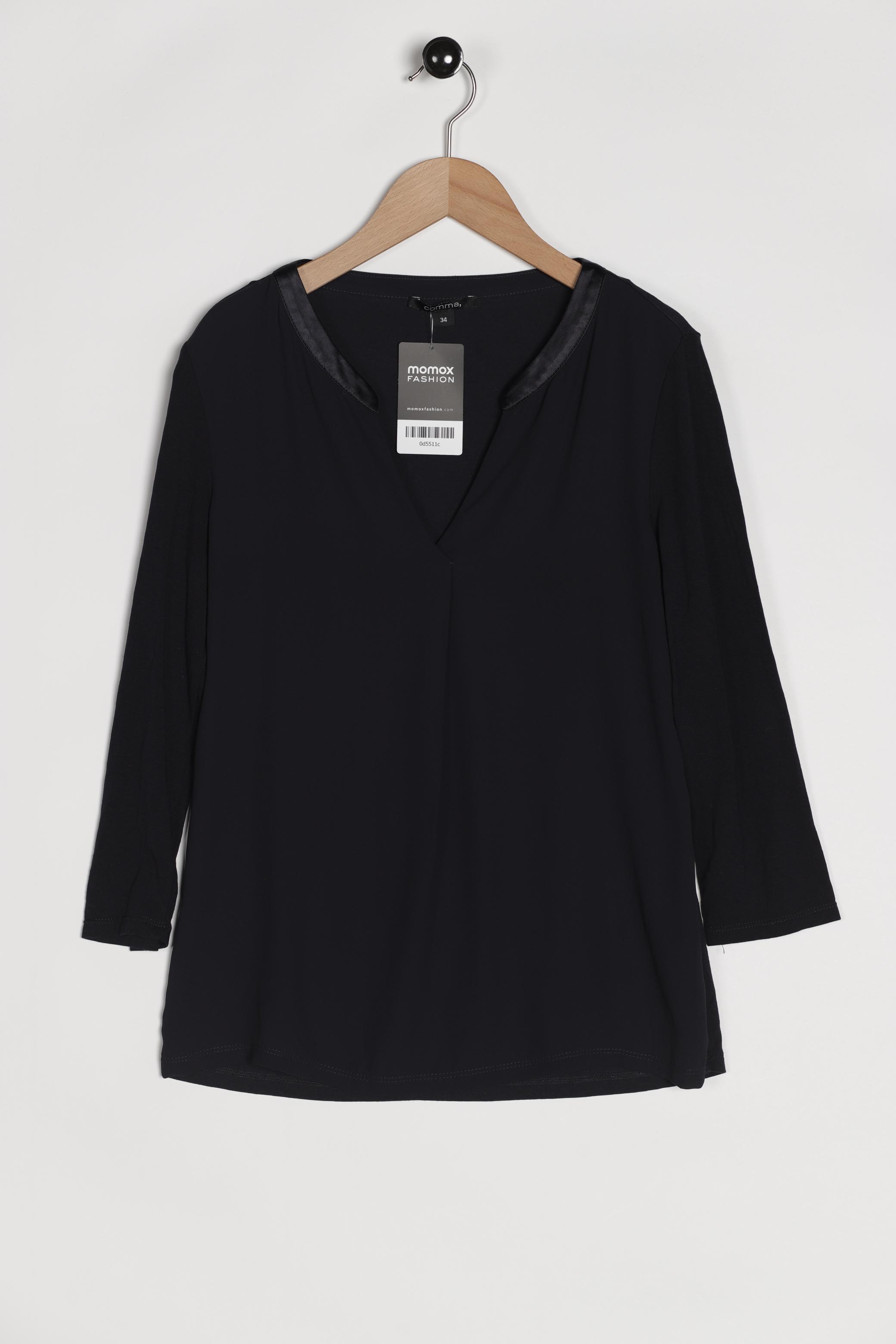 

Comma Damen Bluse, blau, Gr. 34