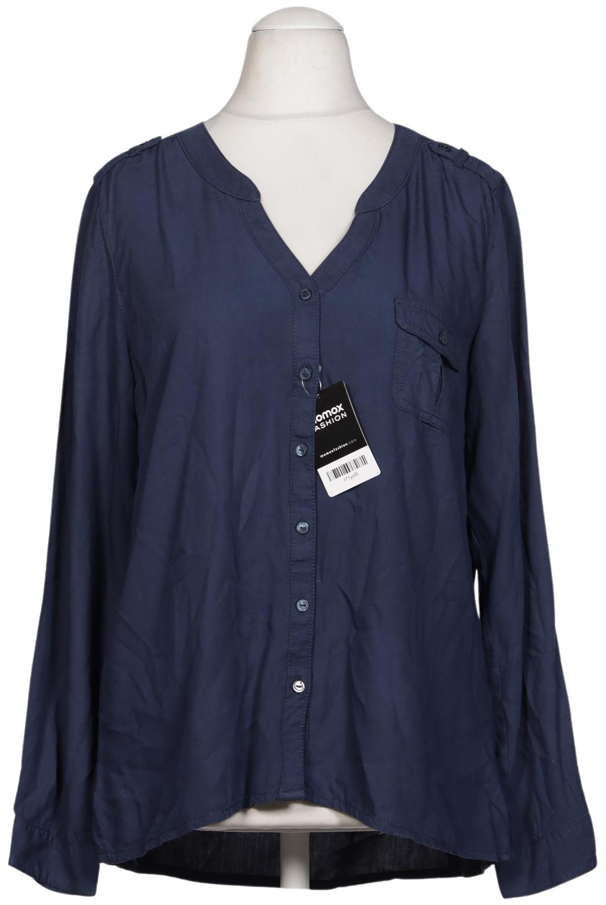 

Comma Damen Bluse, marineblau, Gr. 40