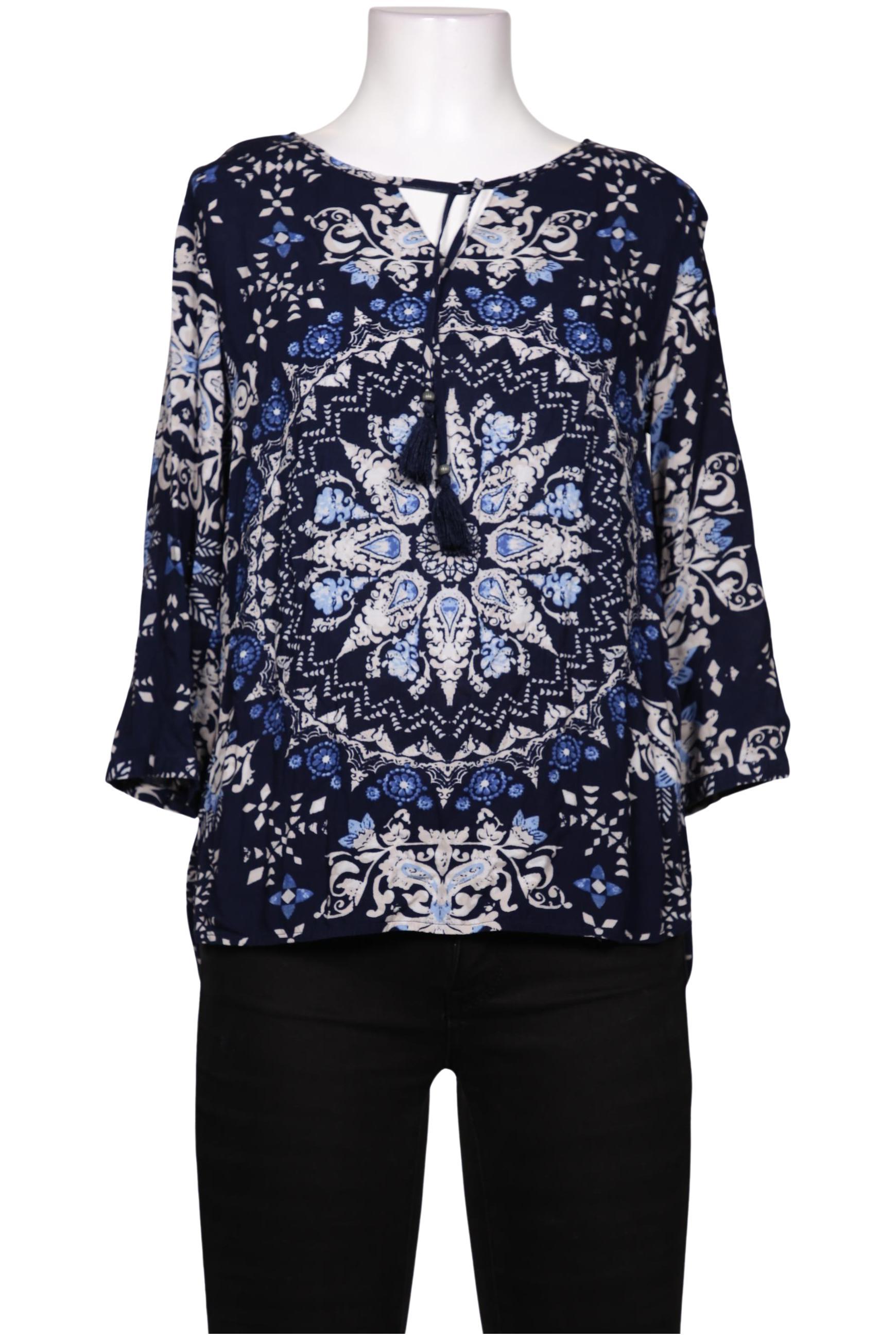 

Comma Damen Bluse, marineblau, Gr. 34