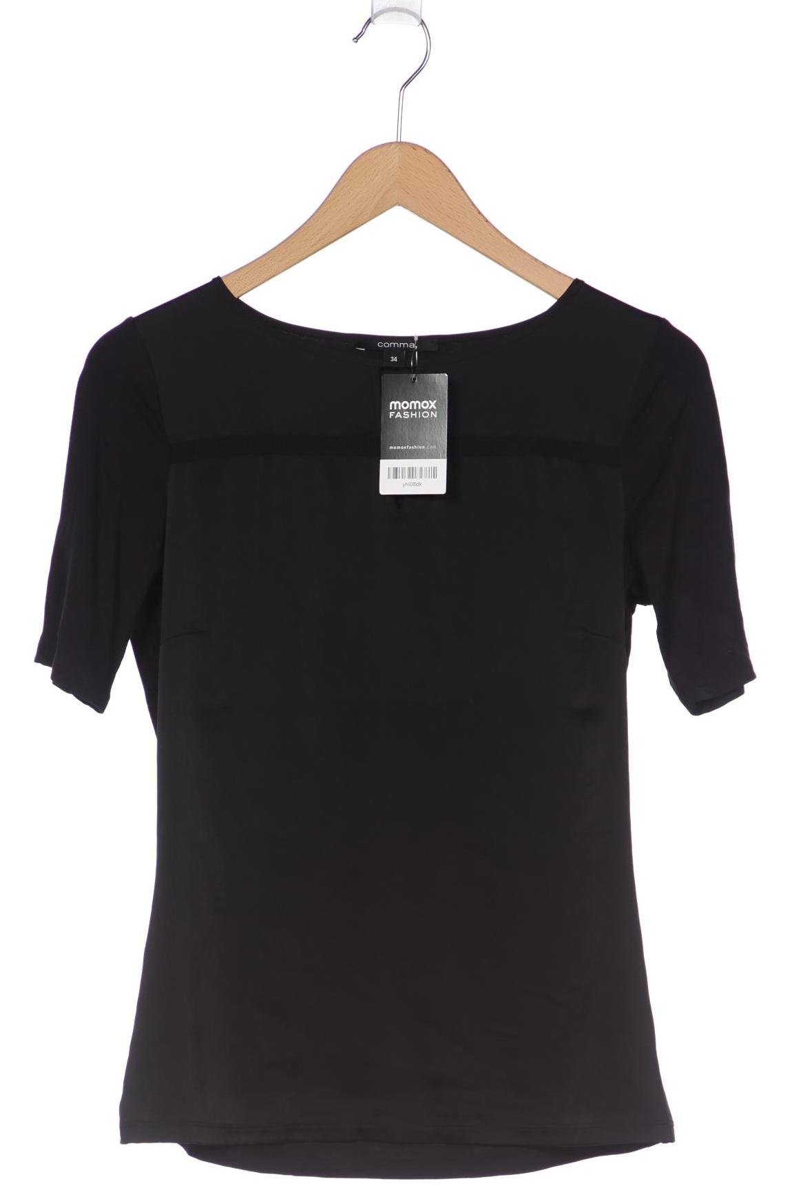 

Comma Damen Bluse, schwarz, Gr. 34