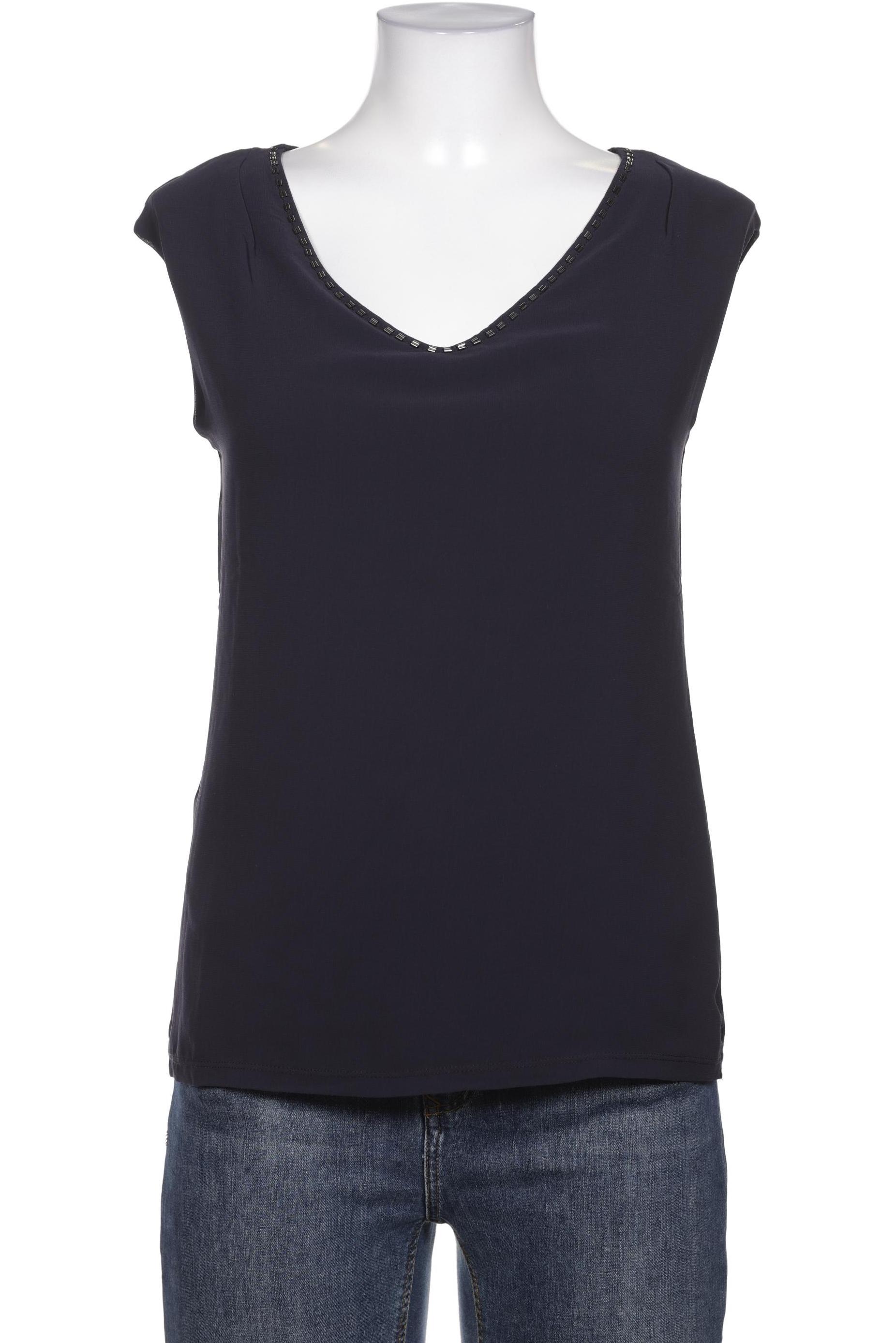 

Comma Damen Bluse, marineblau, Gr. 36
