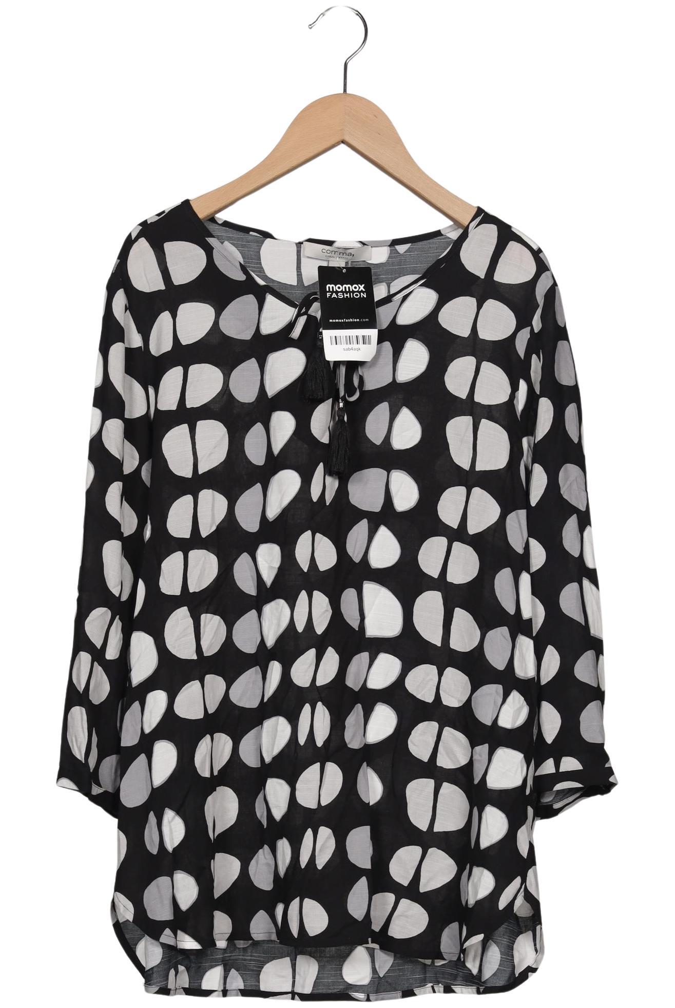 

Comma Damen Bluse, schwarz, Gr. 38