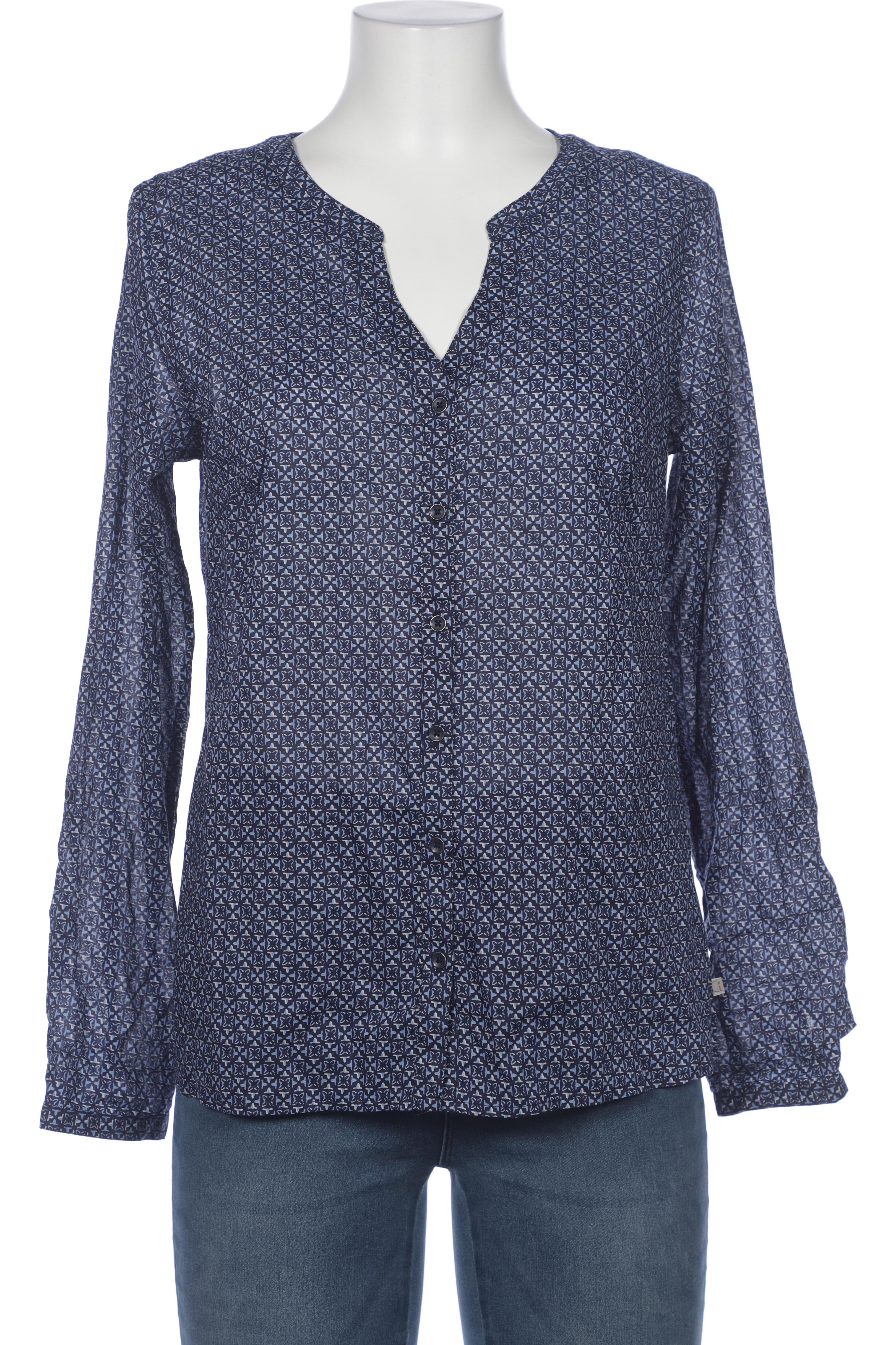

Comma Damen Bluse, blau, Gr. 40