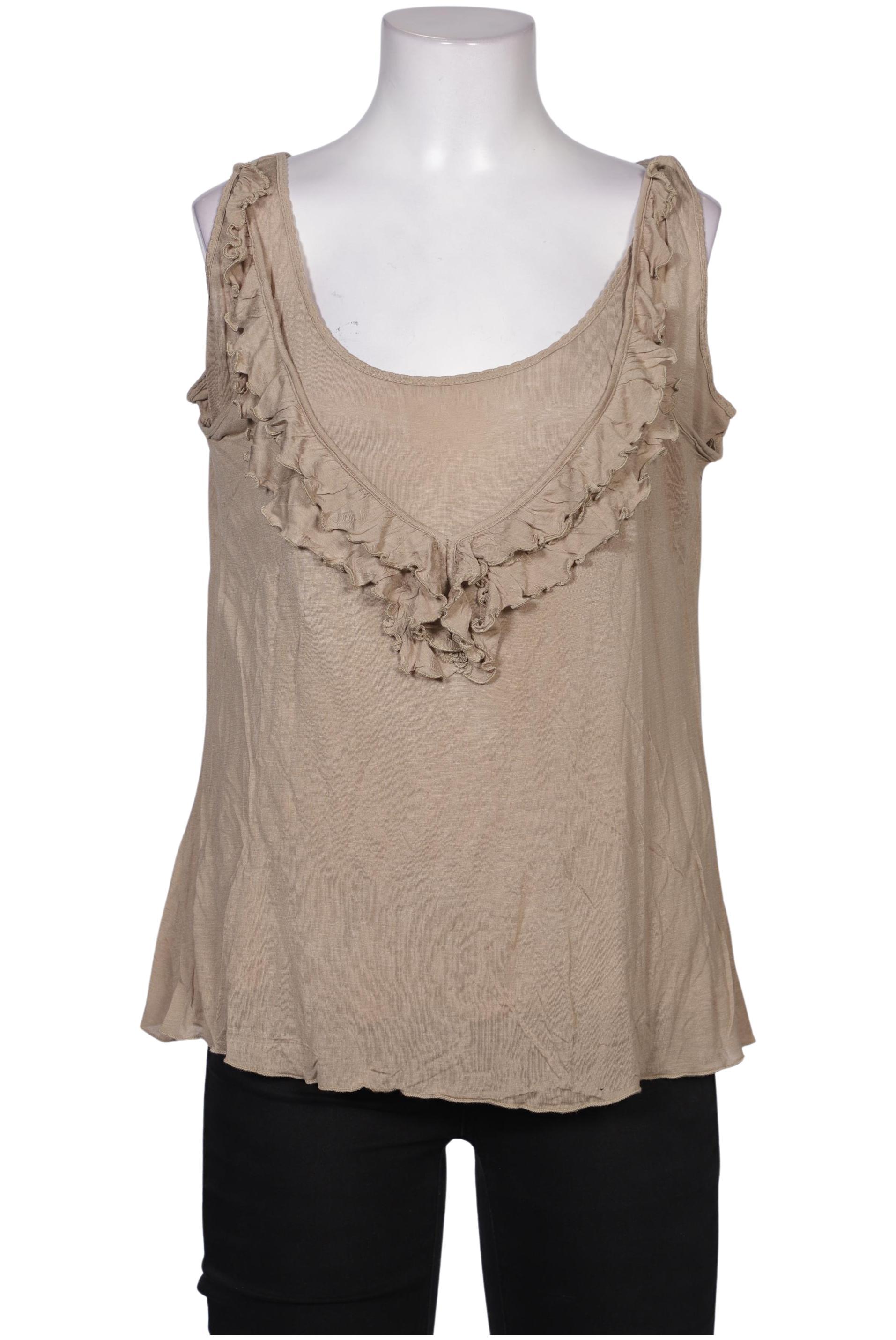 

Comma Damen Bluse, beige, Gr. 36