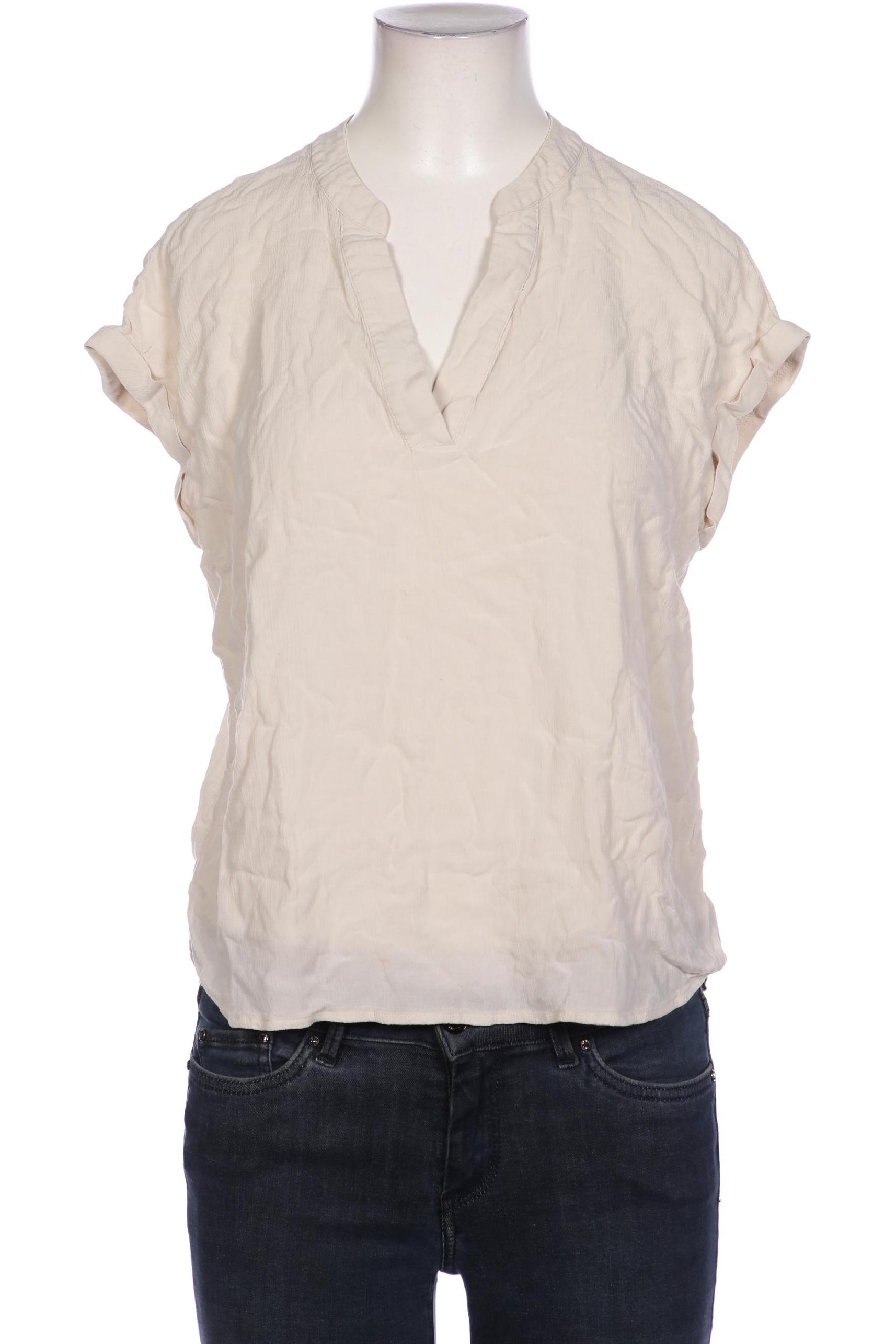 

Comma Damen Bluse, beige, Gr. 36