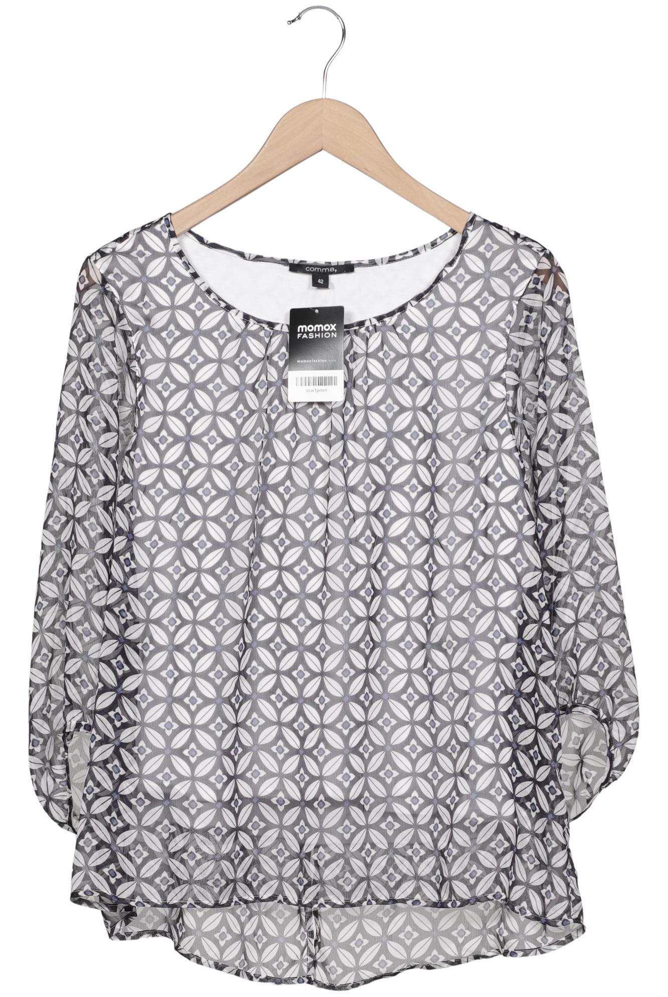 

Comma Damen Bluse, grau, Gr. 42