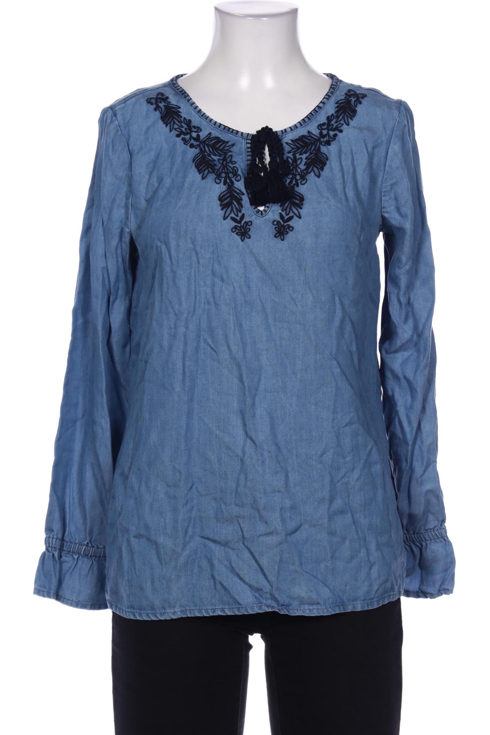 

Comma Damen Bluse, blau, Gr. 34