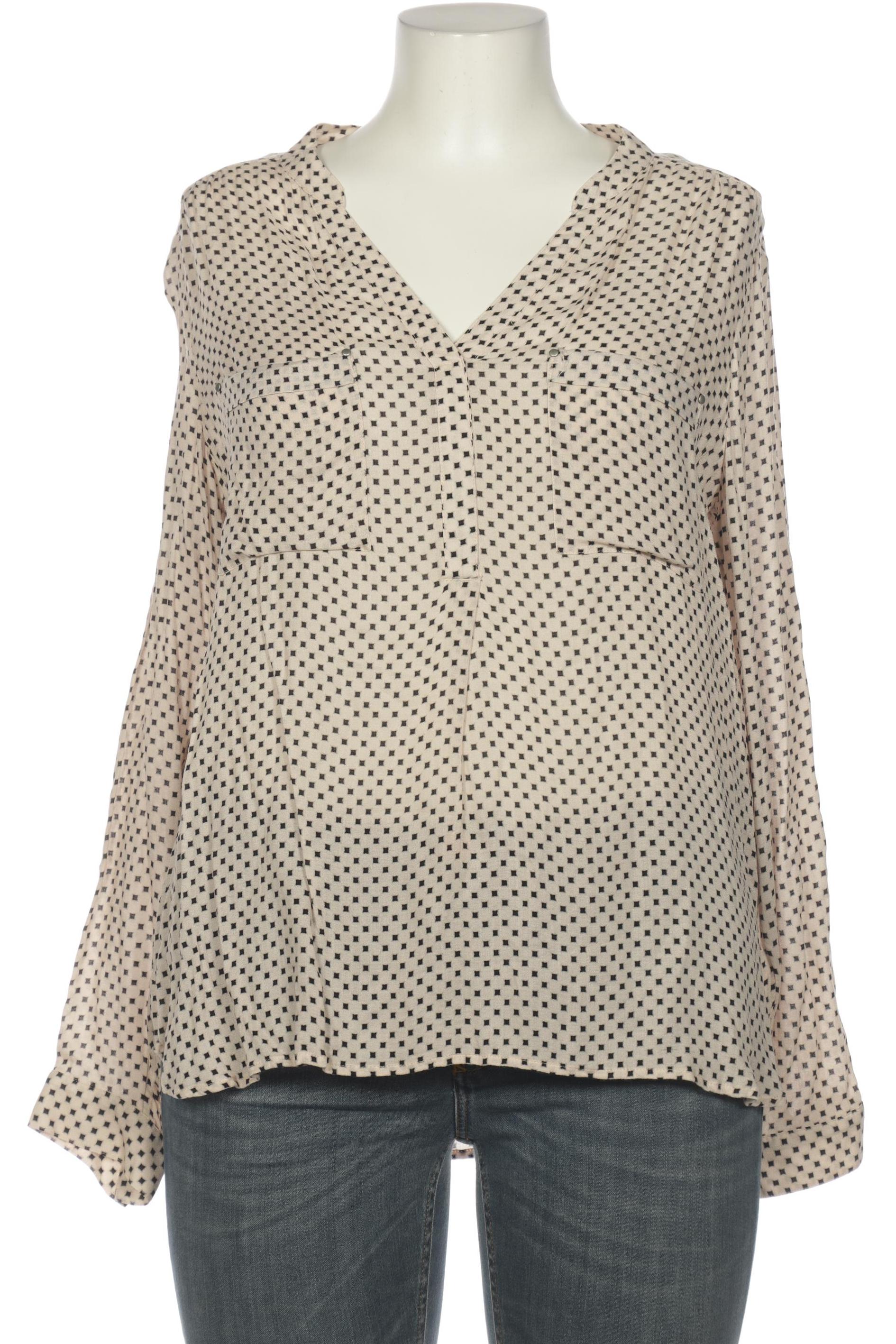 

Comma Damen Bluse, beige, Gr. 42