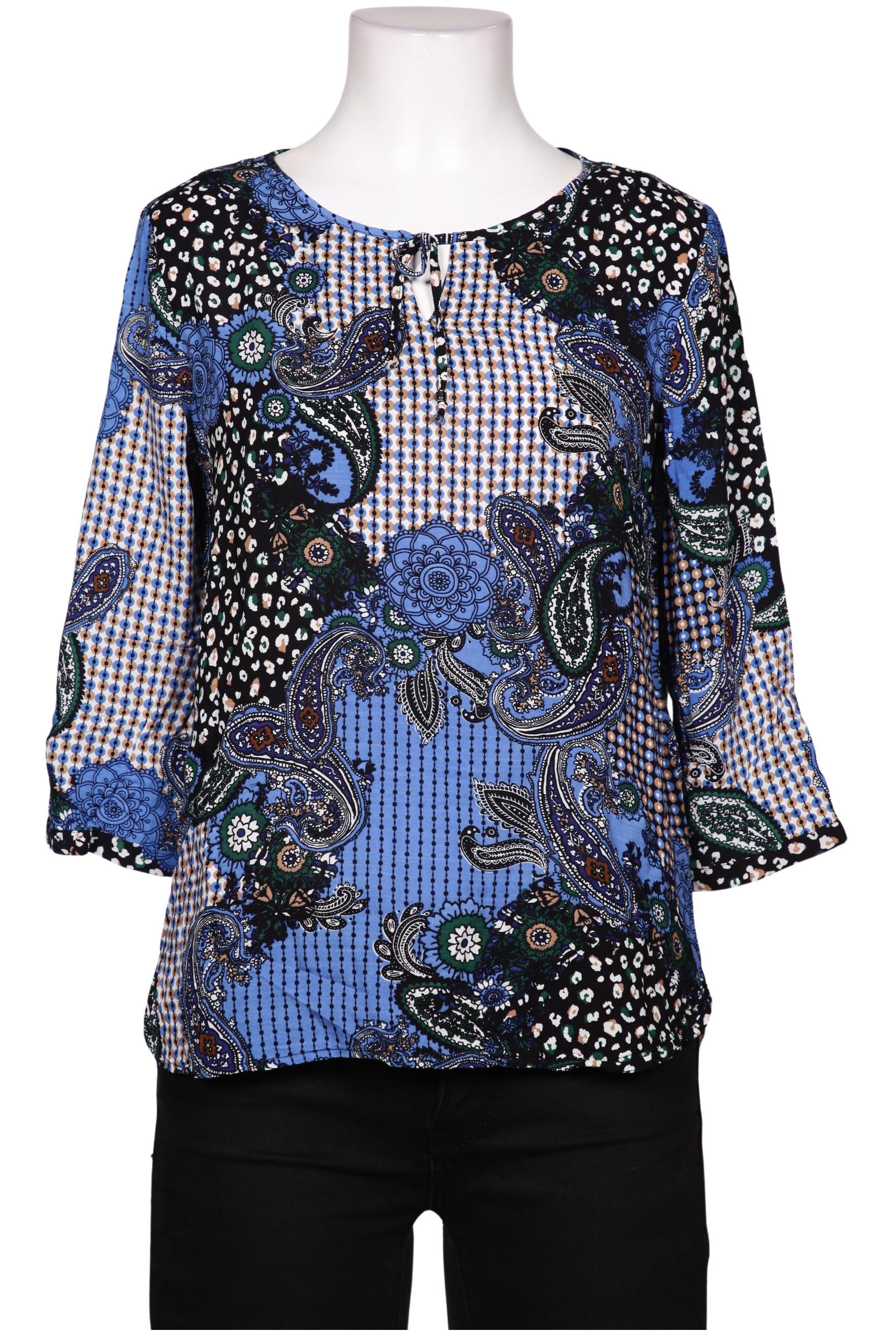 

Comma Damen Bluse, blau, Gr. 34