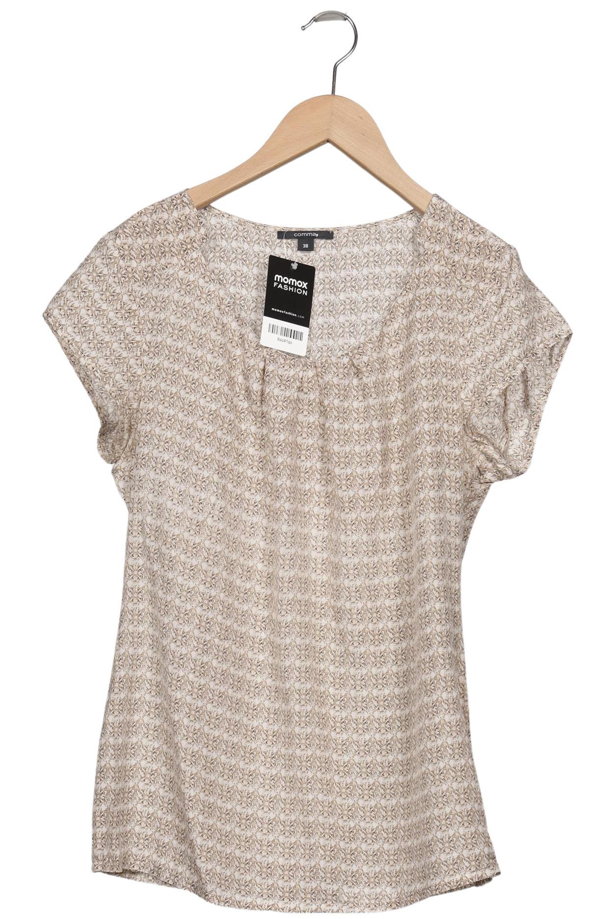 

Comma Damen Bluse, beige, Gr. 38