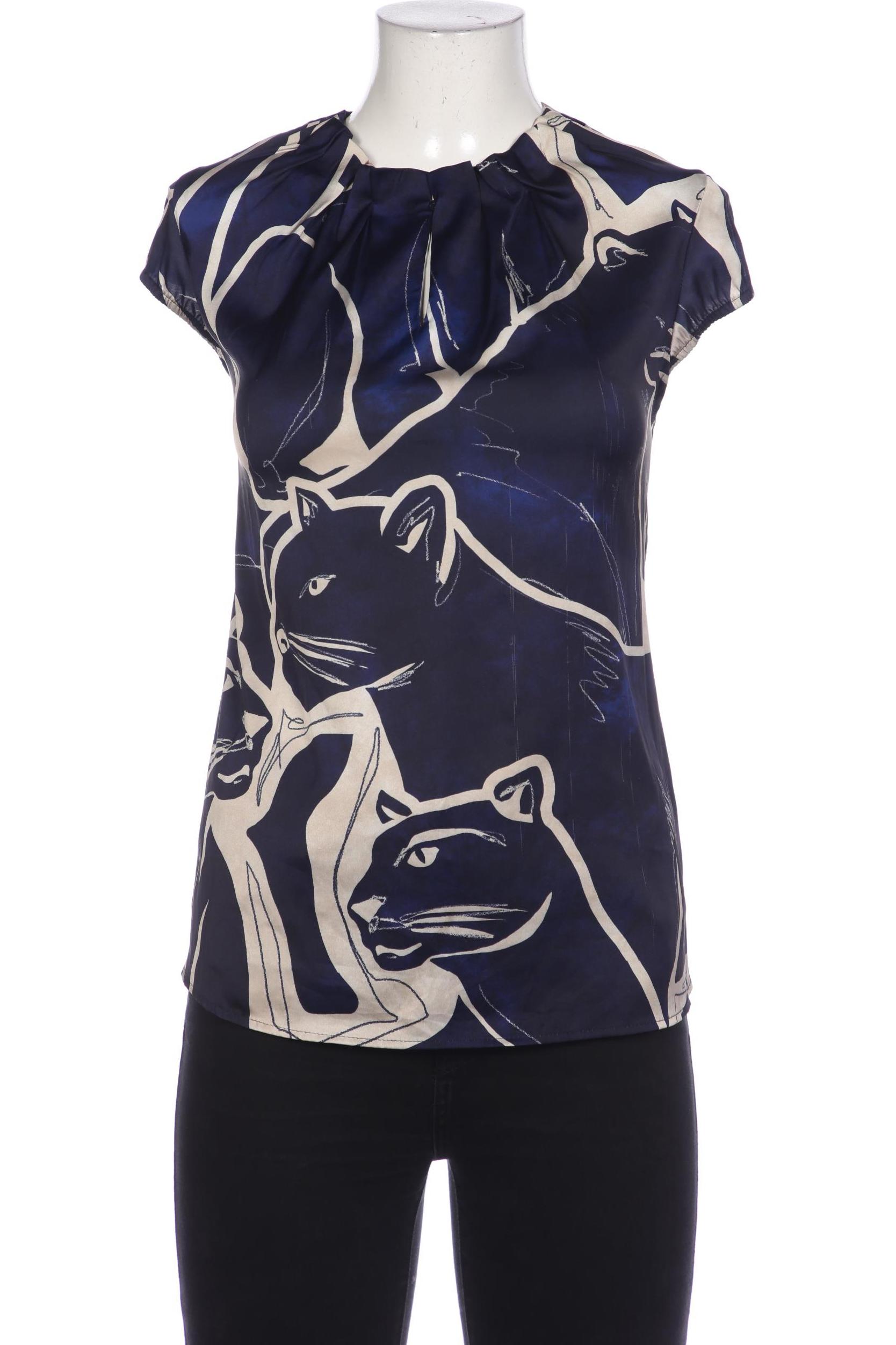 

Comma Damen Bluse, marineblau, Gr. 40