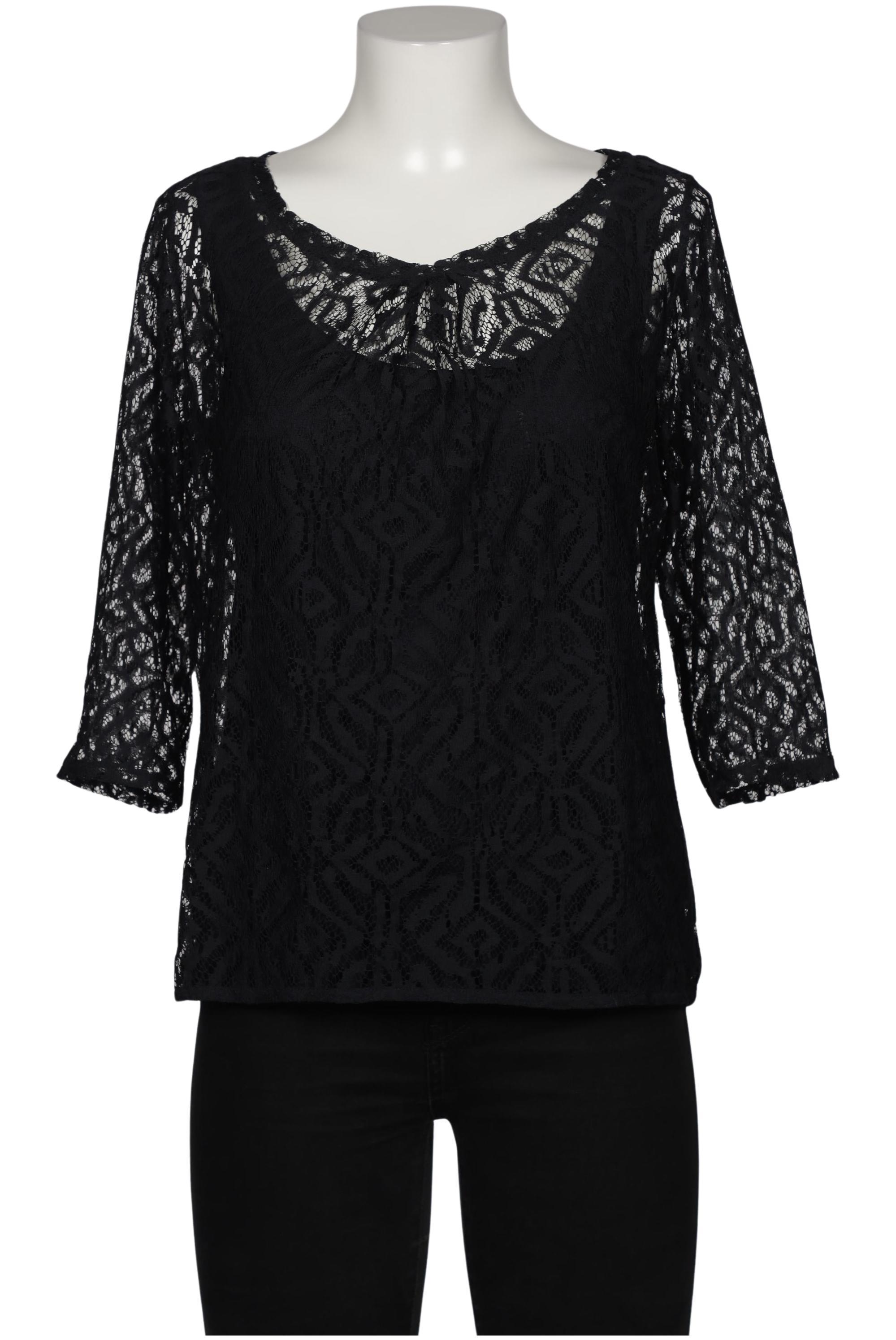

Comma Damen Bluse, marineblau, Gr. 40