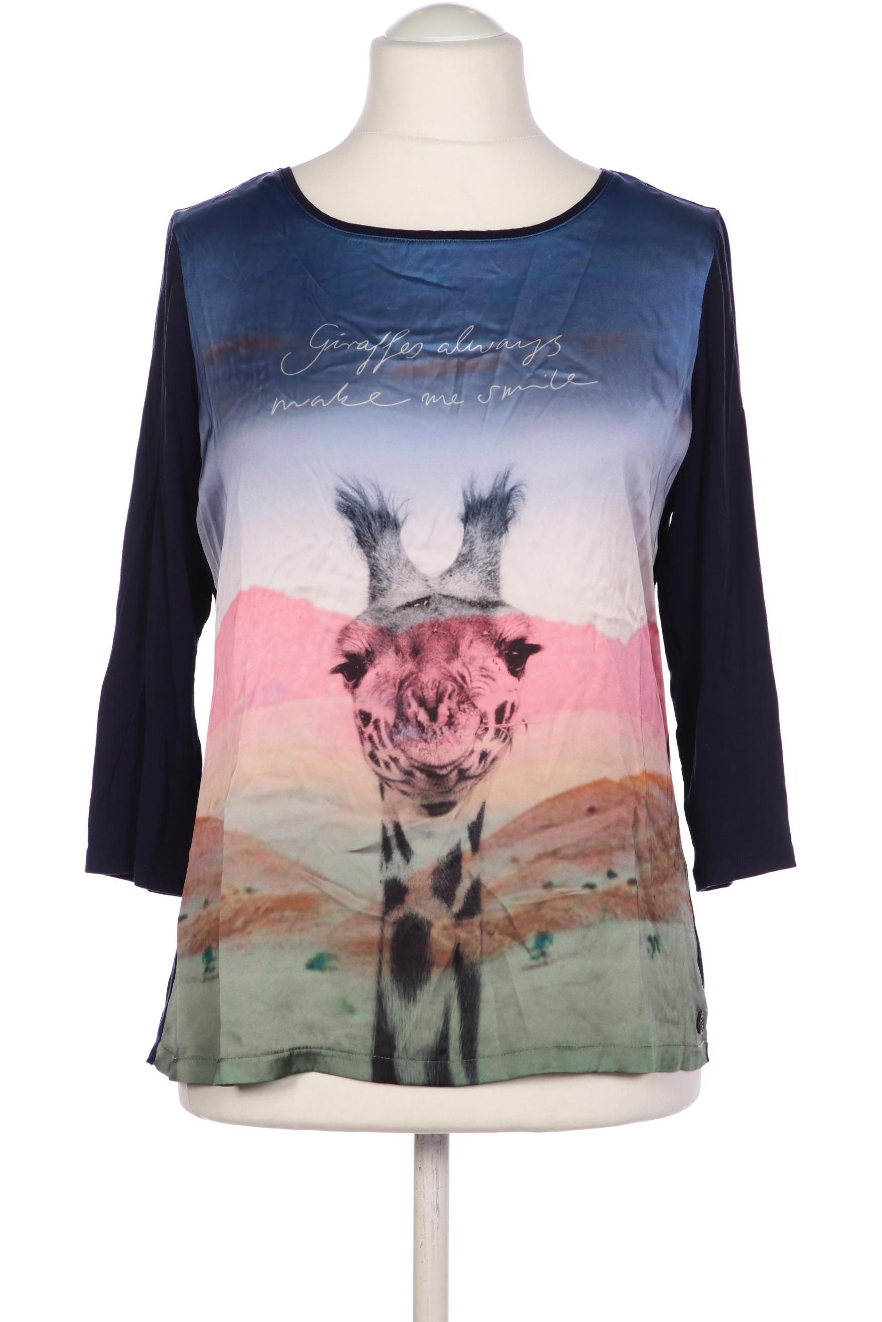 

Comma Damen Bluse, marineblau, Gr. 40