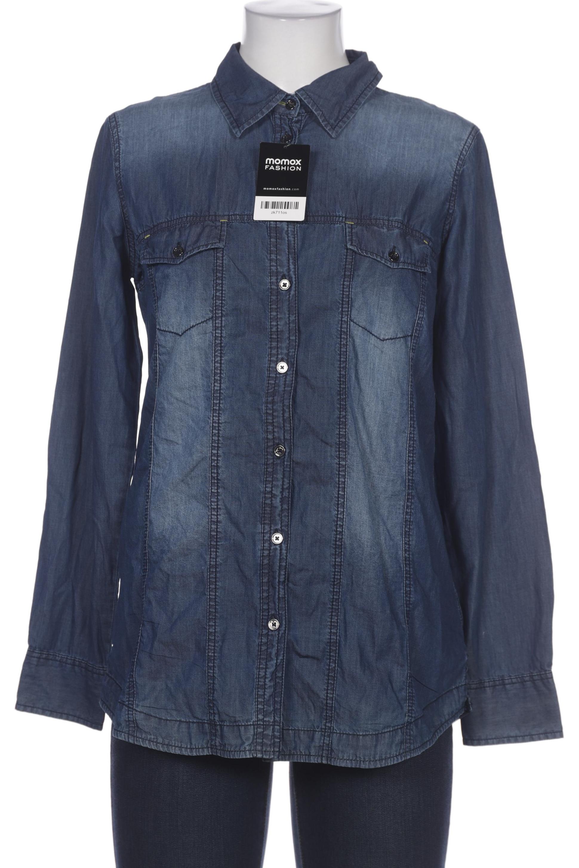 

Comma Damen Bluse, marineblau, Gr. 38