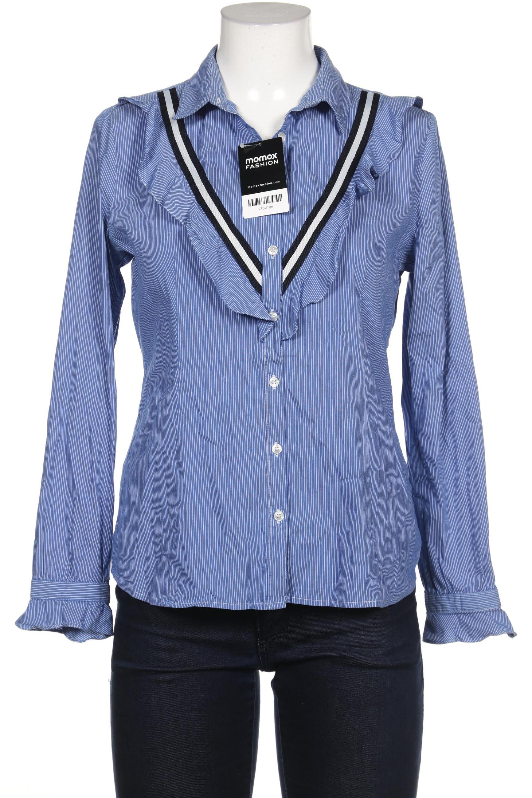 

Comma Damen Bluse, blau, Gr. 40