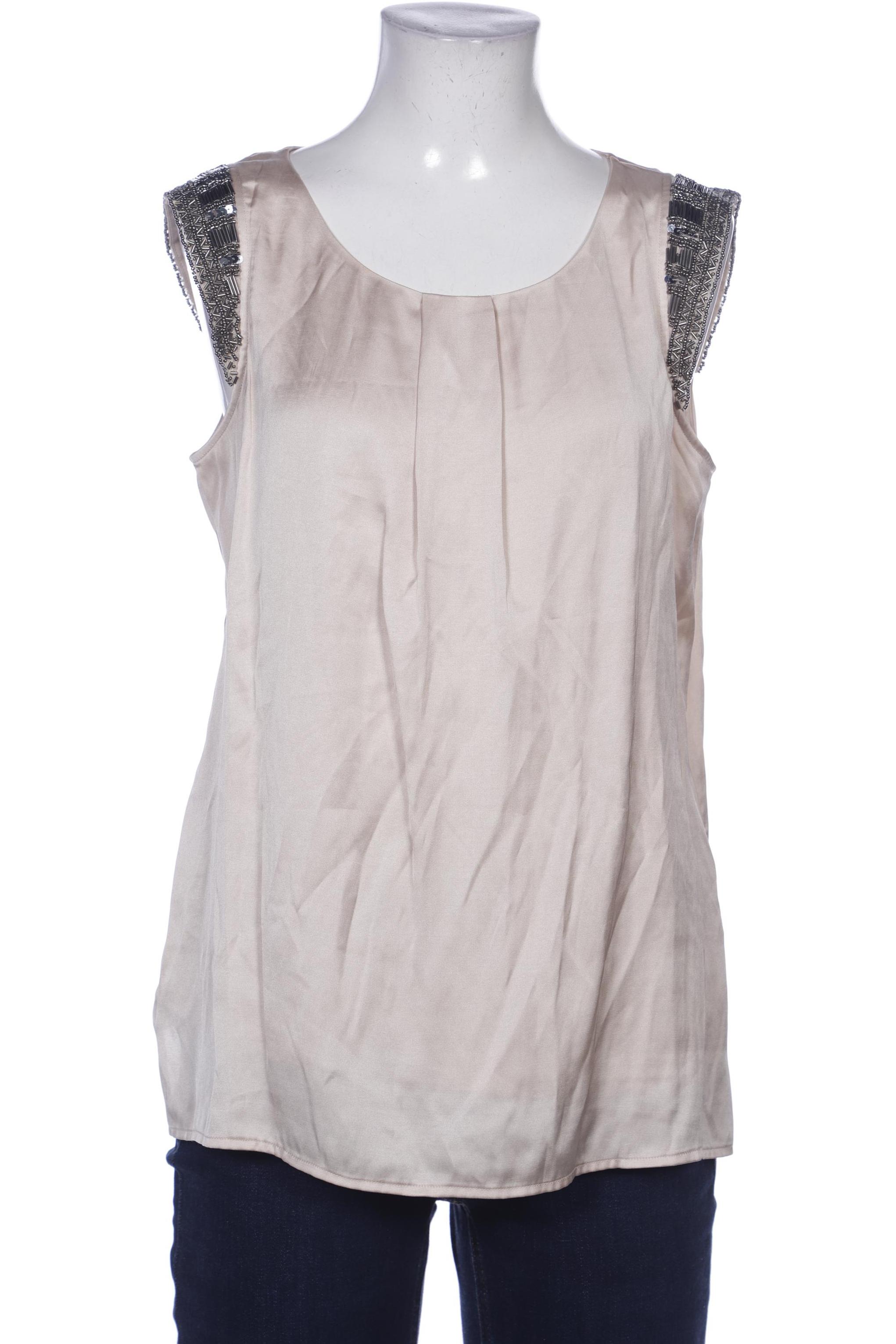 

Comma Damen Bluse, beige, Gr. 38