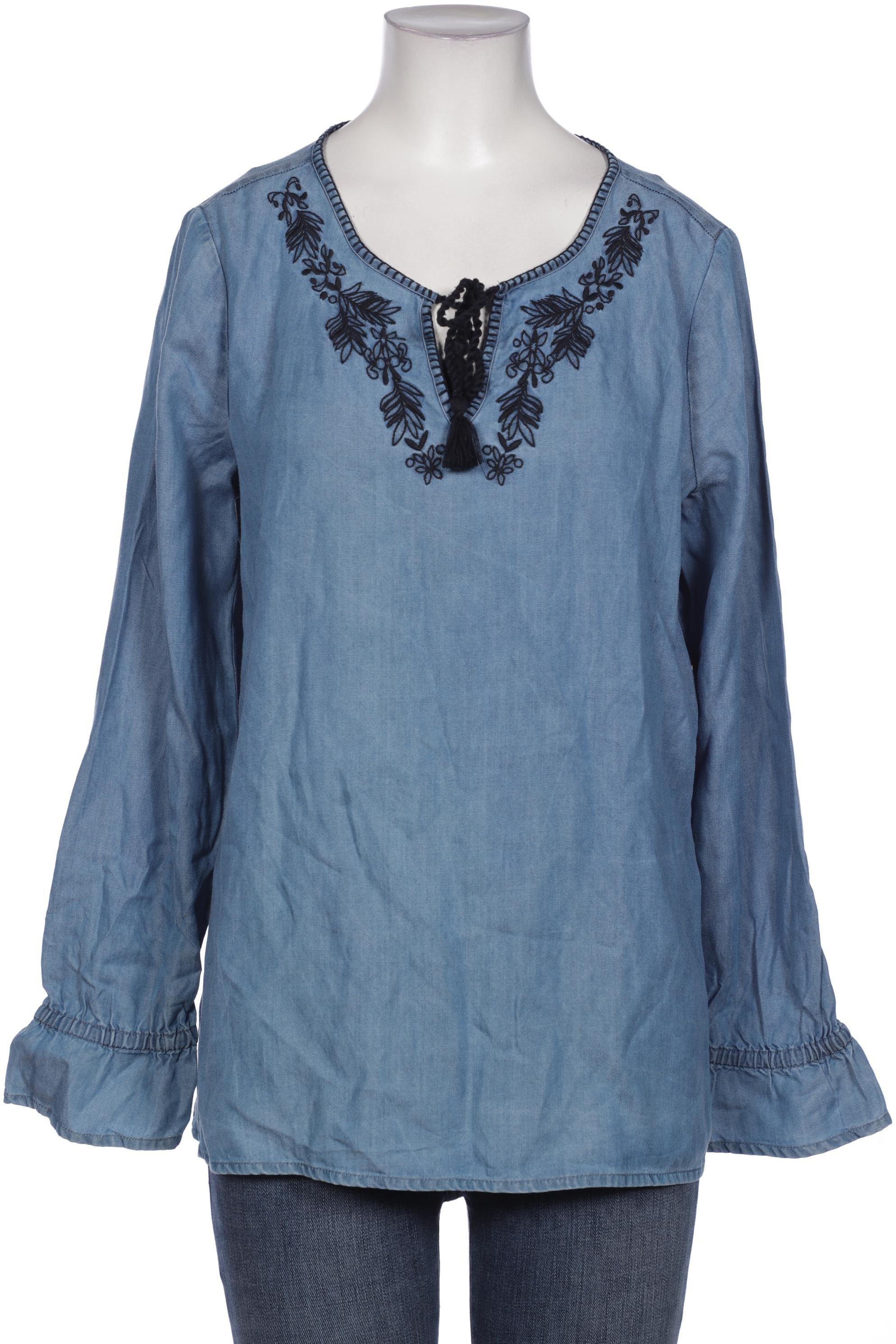

Comma Damen Bluse, blau, Gr. 38
