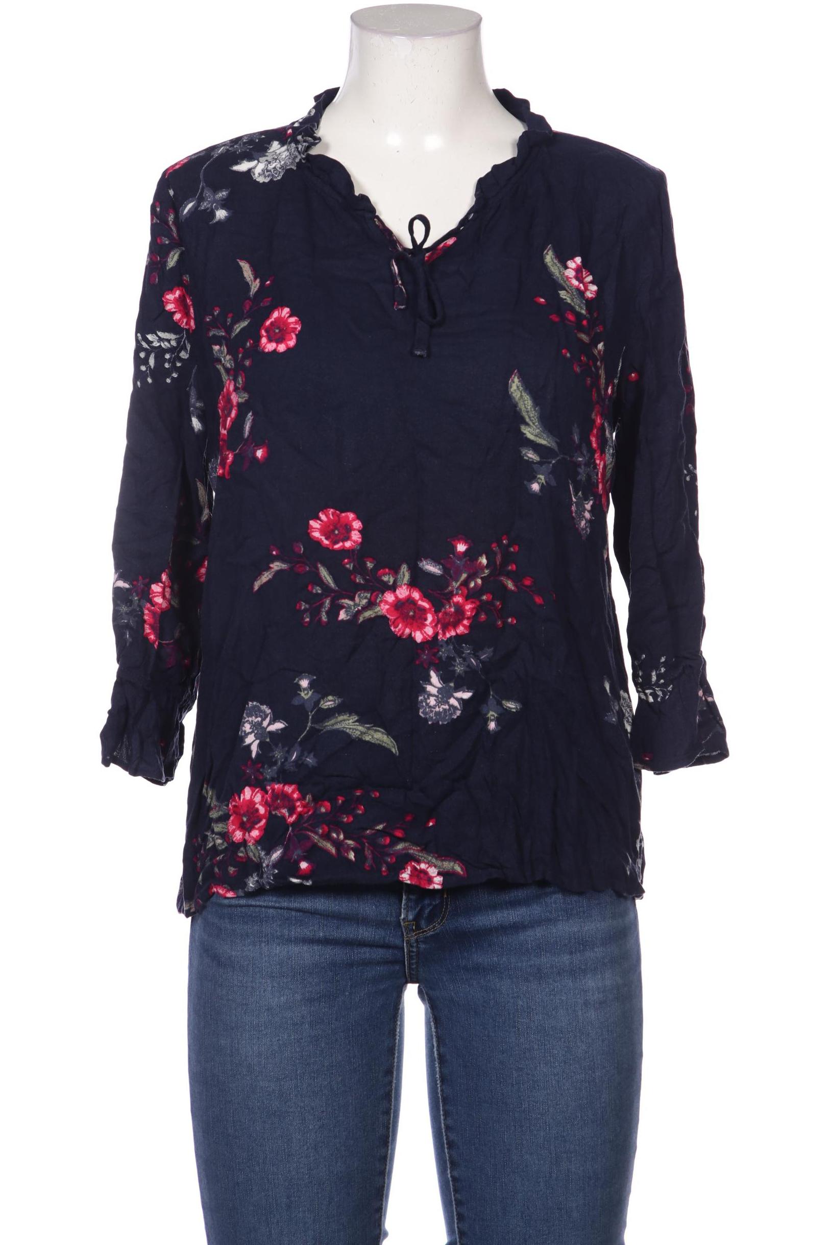 

Comma Damen Bluse, marineblau