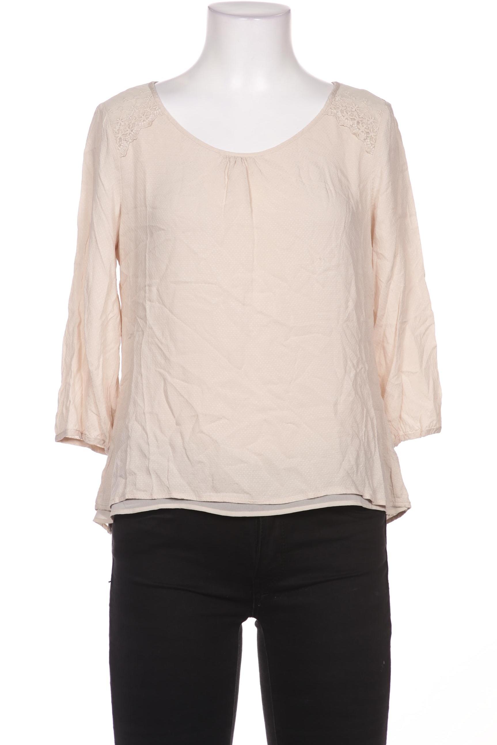 

Comma Damen Bluse, beige, Gr. 34