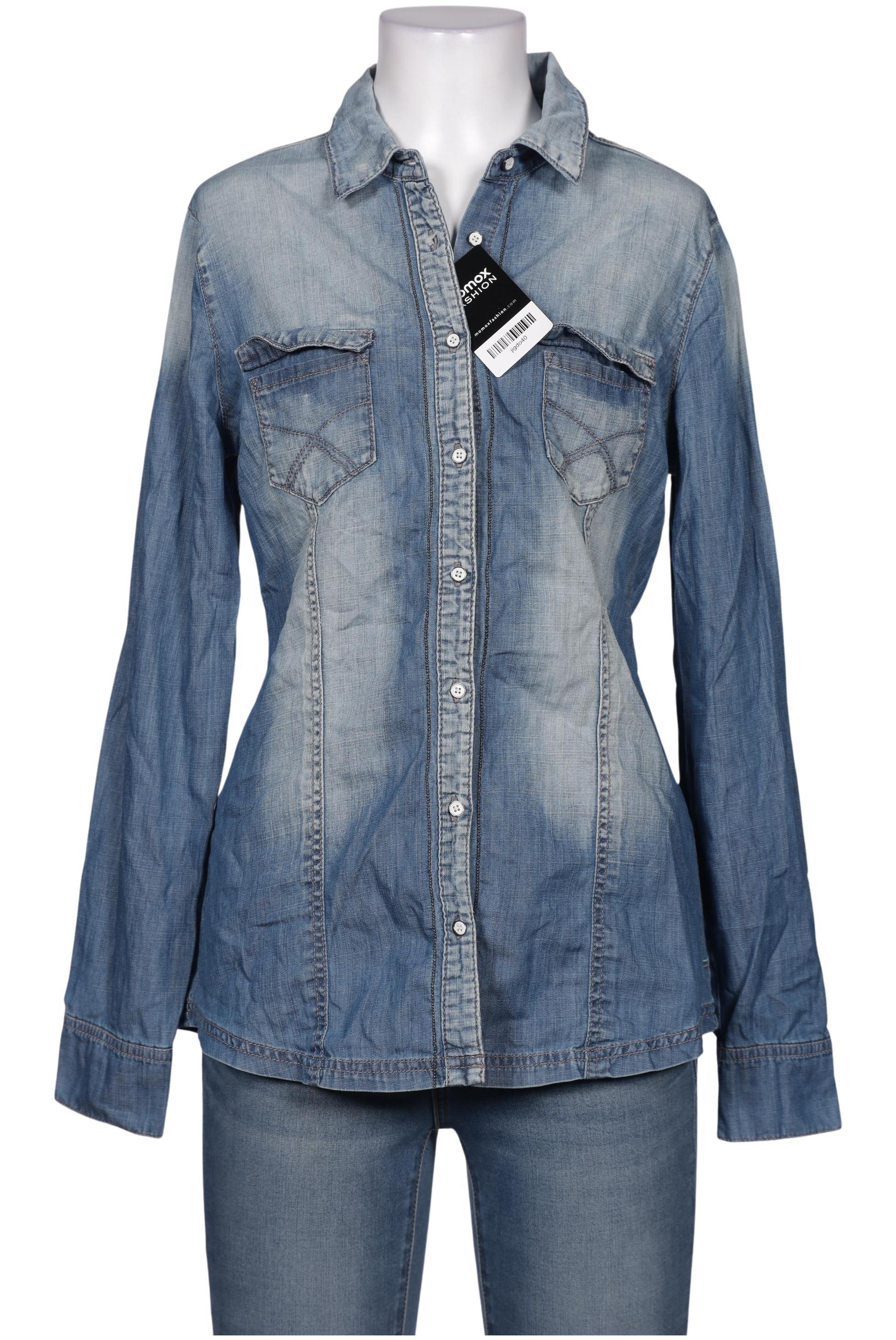 

Comma Damen Bluse, blau, Gr. 38