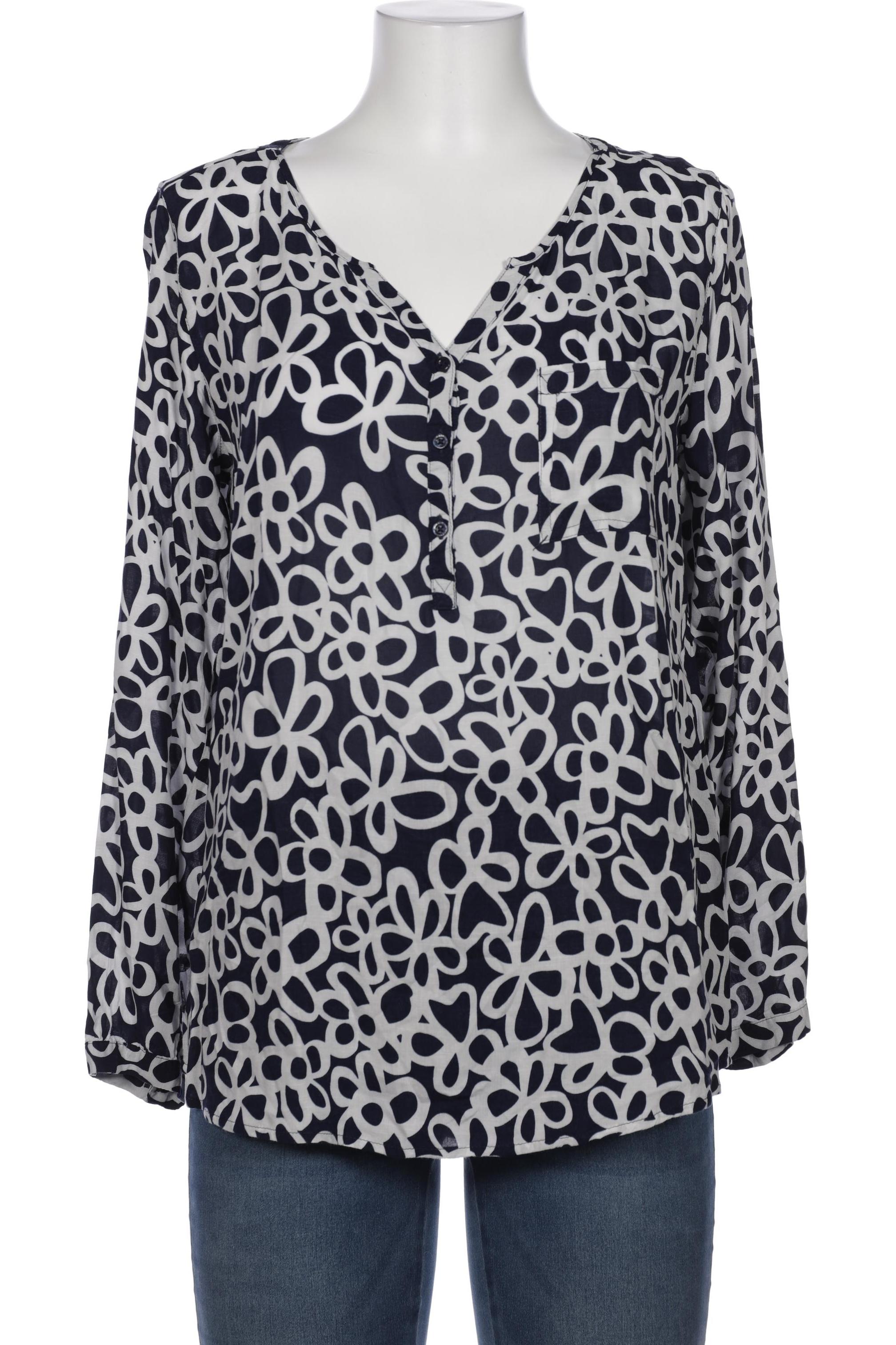 

Comma Damen Bluse, marineblau, Gr. 40