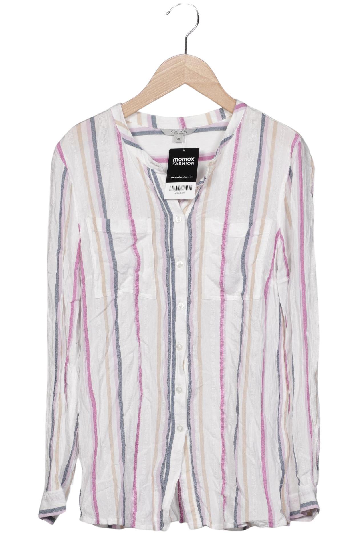 

Comma Damen Bluse, weiß, Gr. 34