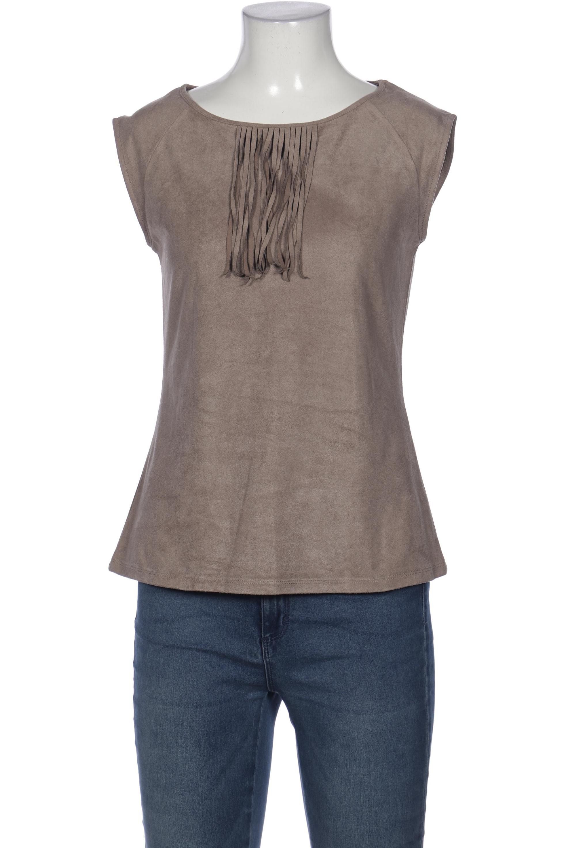 

Comma Damen Bluse, beige, Gr. 34