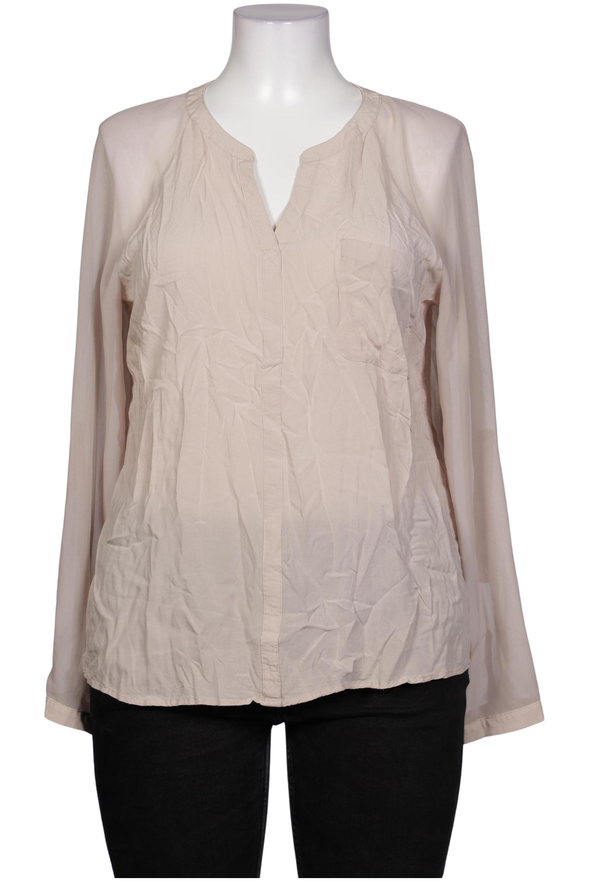 

Comma Damen Bluse, beige, Gr. 44