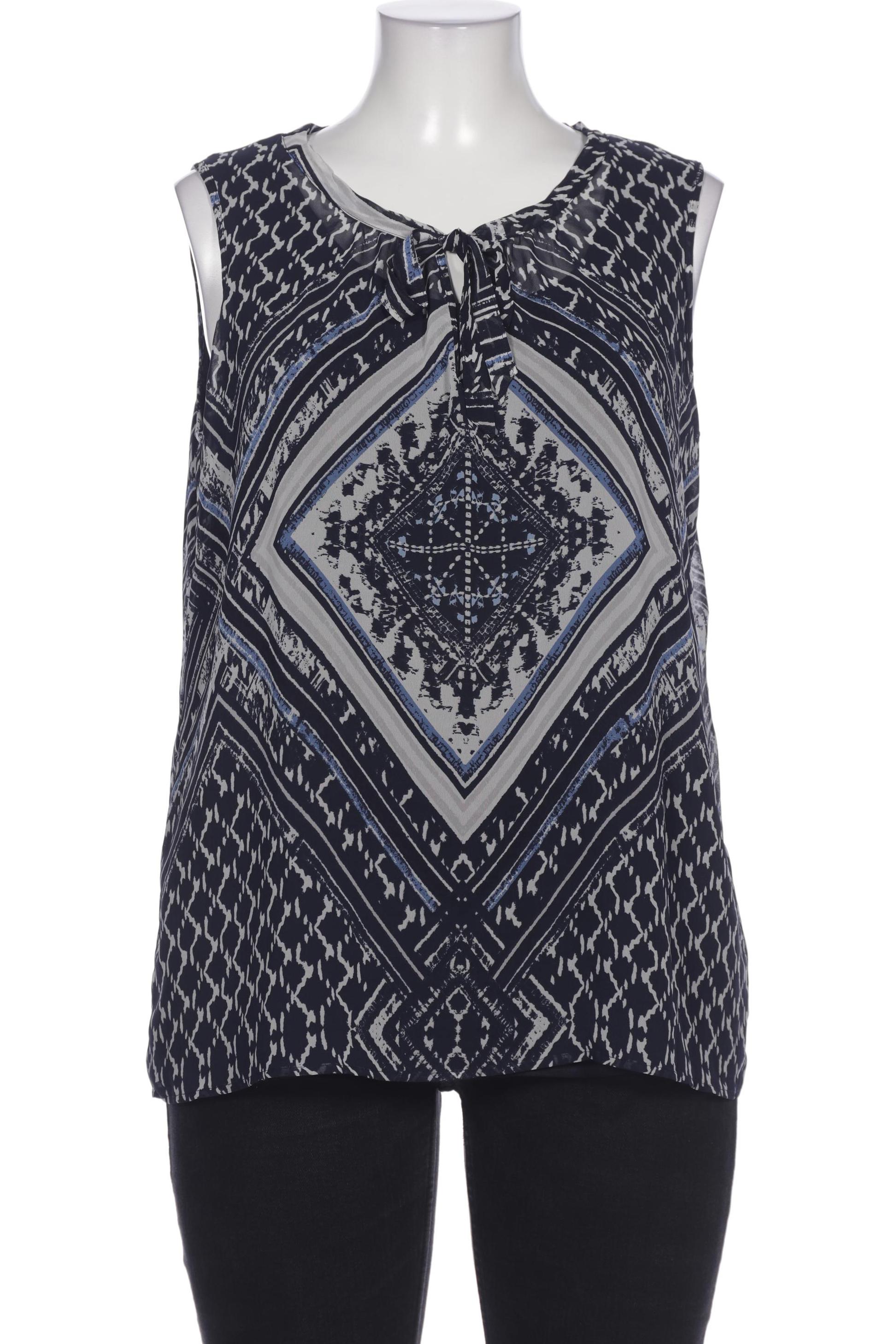 

Comma Damen Bluse, marineblau