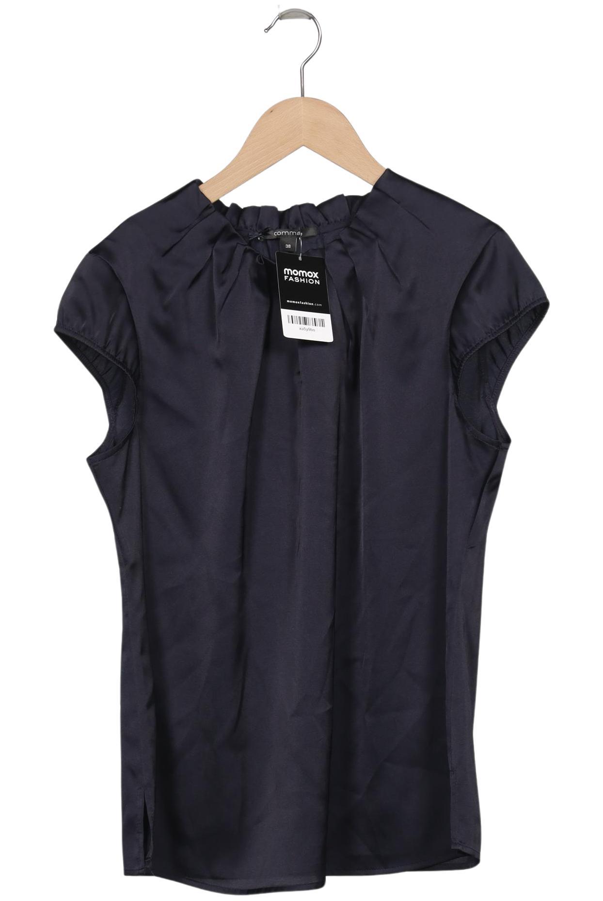 

Comma Damen Bluse, marineblau, Gr. 38