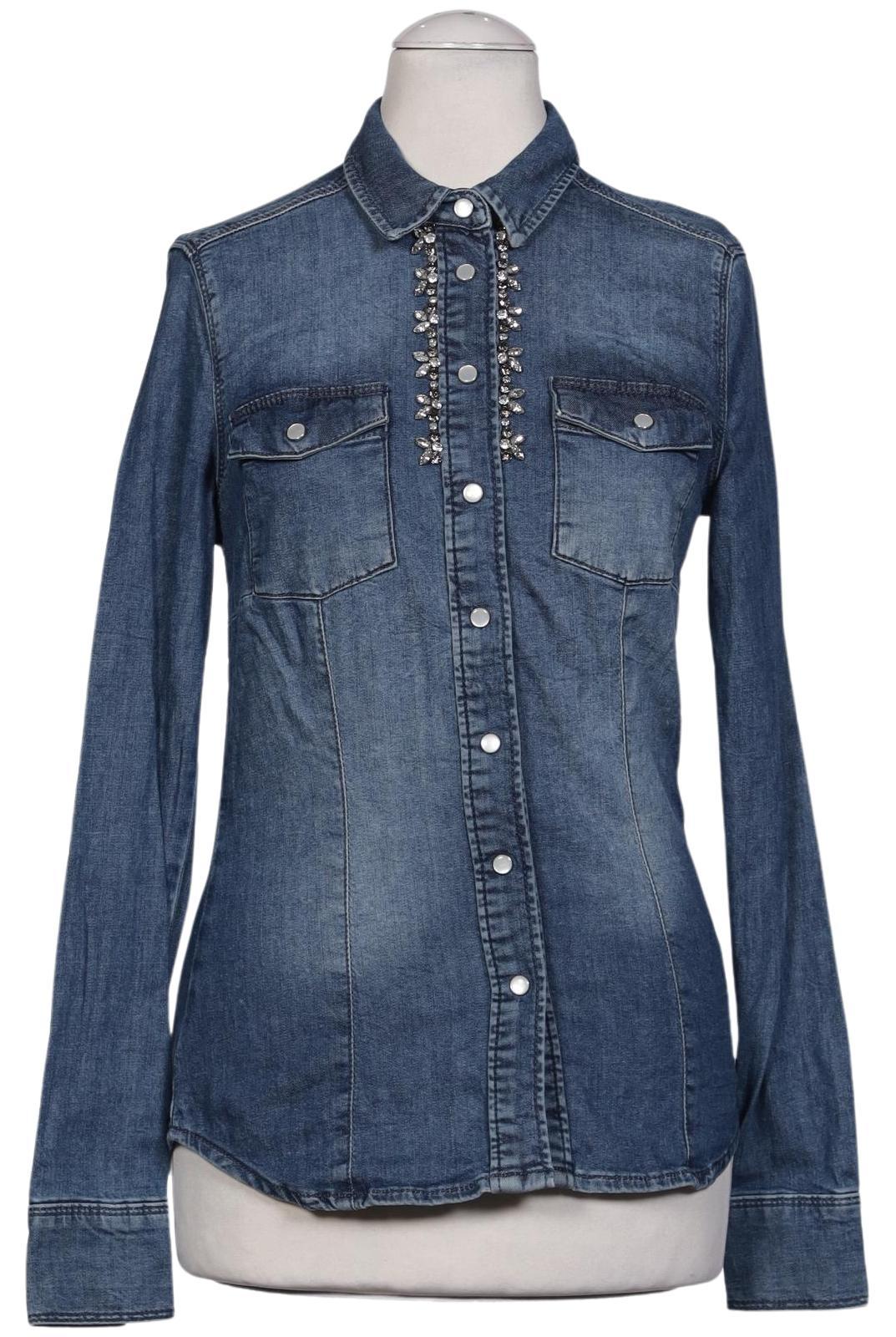 

Comma Damen Bluse, blau, Gr. 32