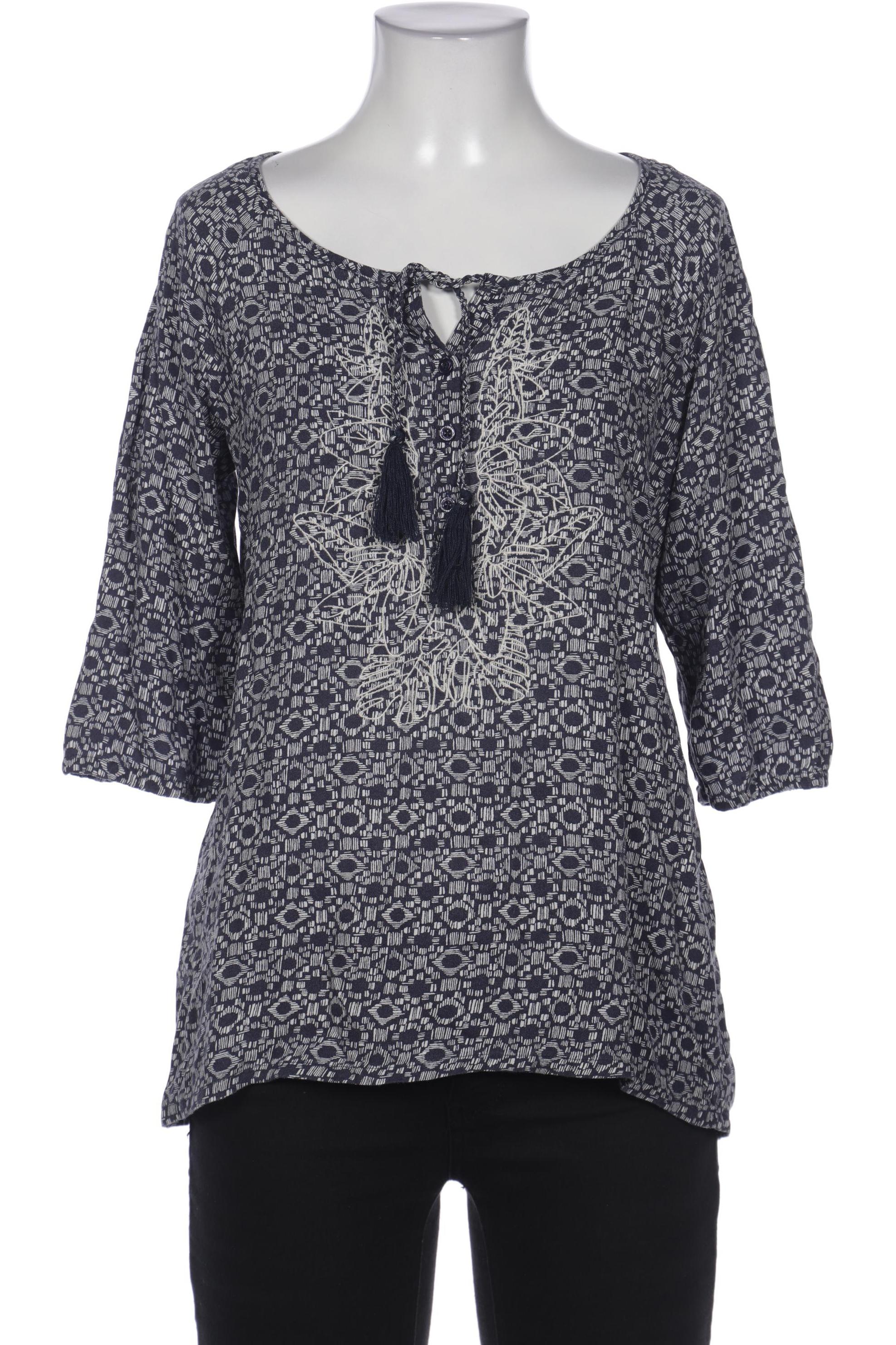 

Comma Damen Bluse, marineblau, Gr. 34