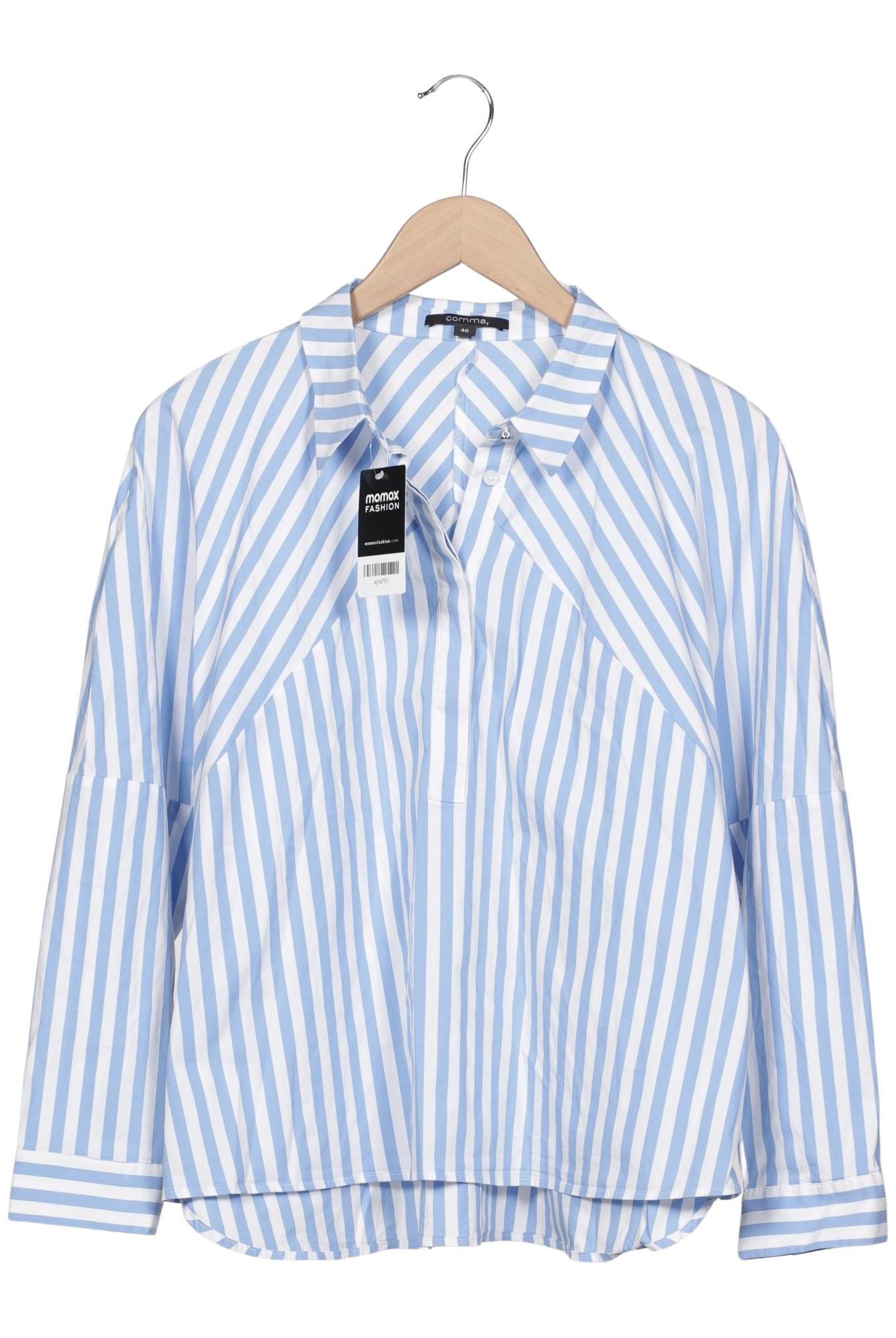 

Comma Damen Bluse, blau, Gr. 40
