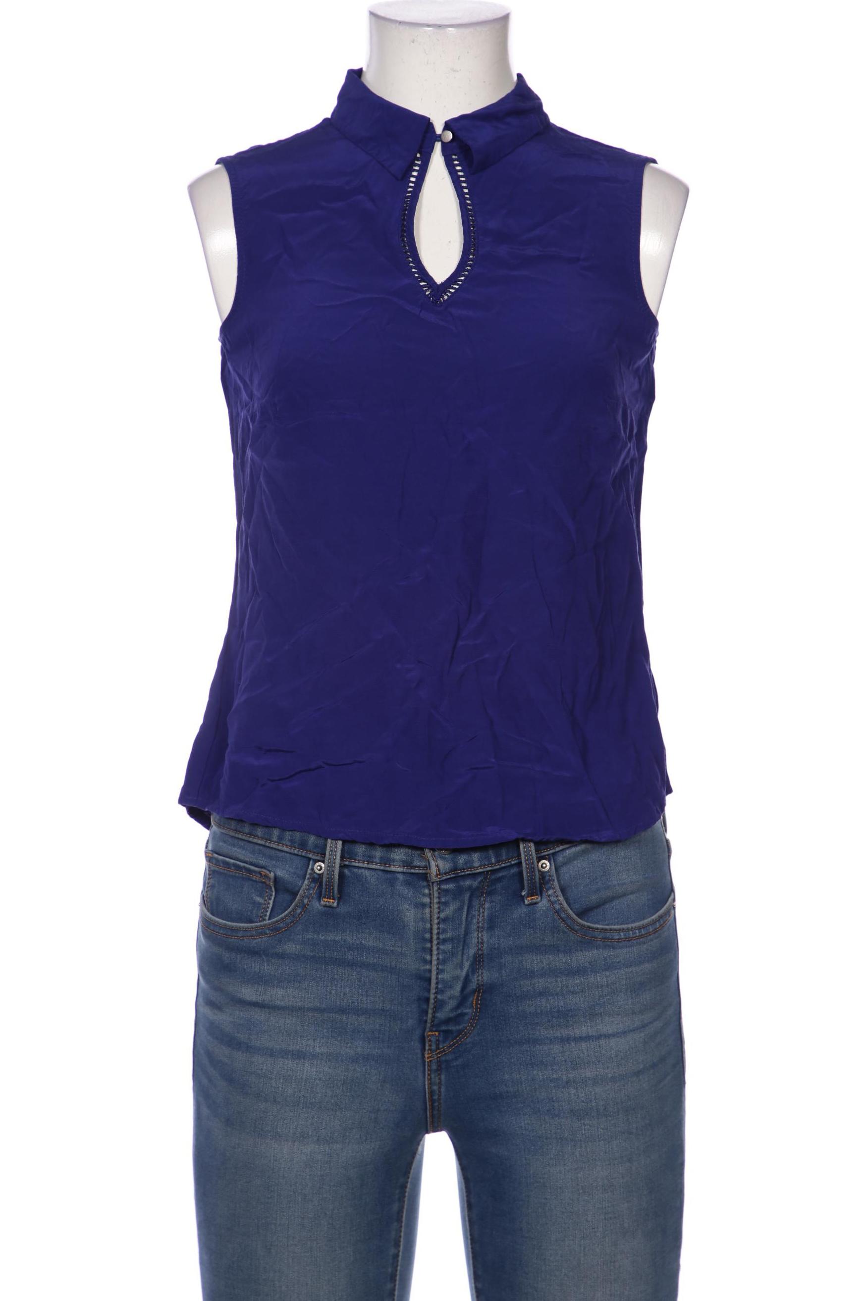 

Comma Damen Bluse, blau, Gr. 32