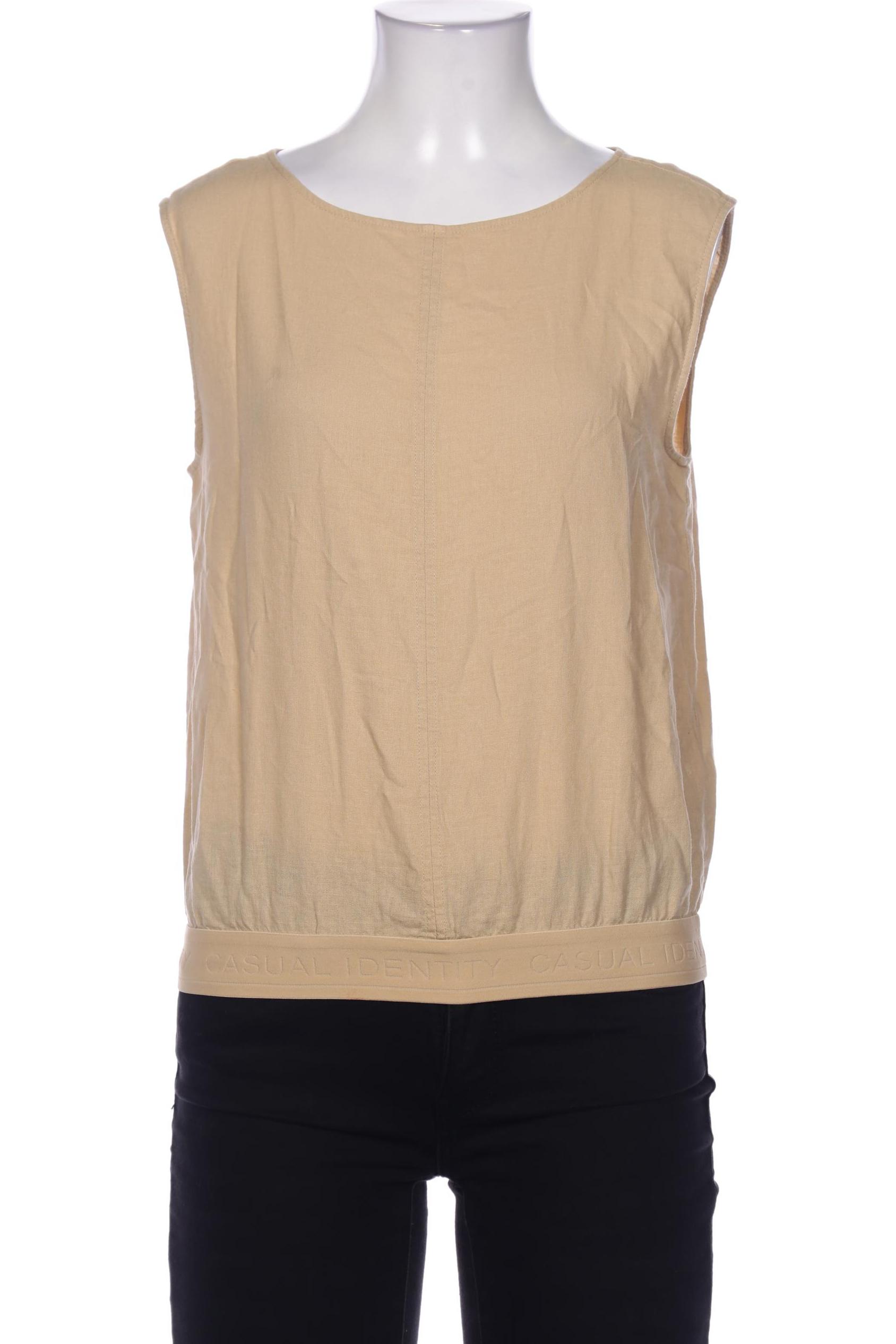 

Comma Damen Bluse, beige, Gr. 32