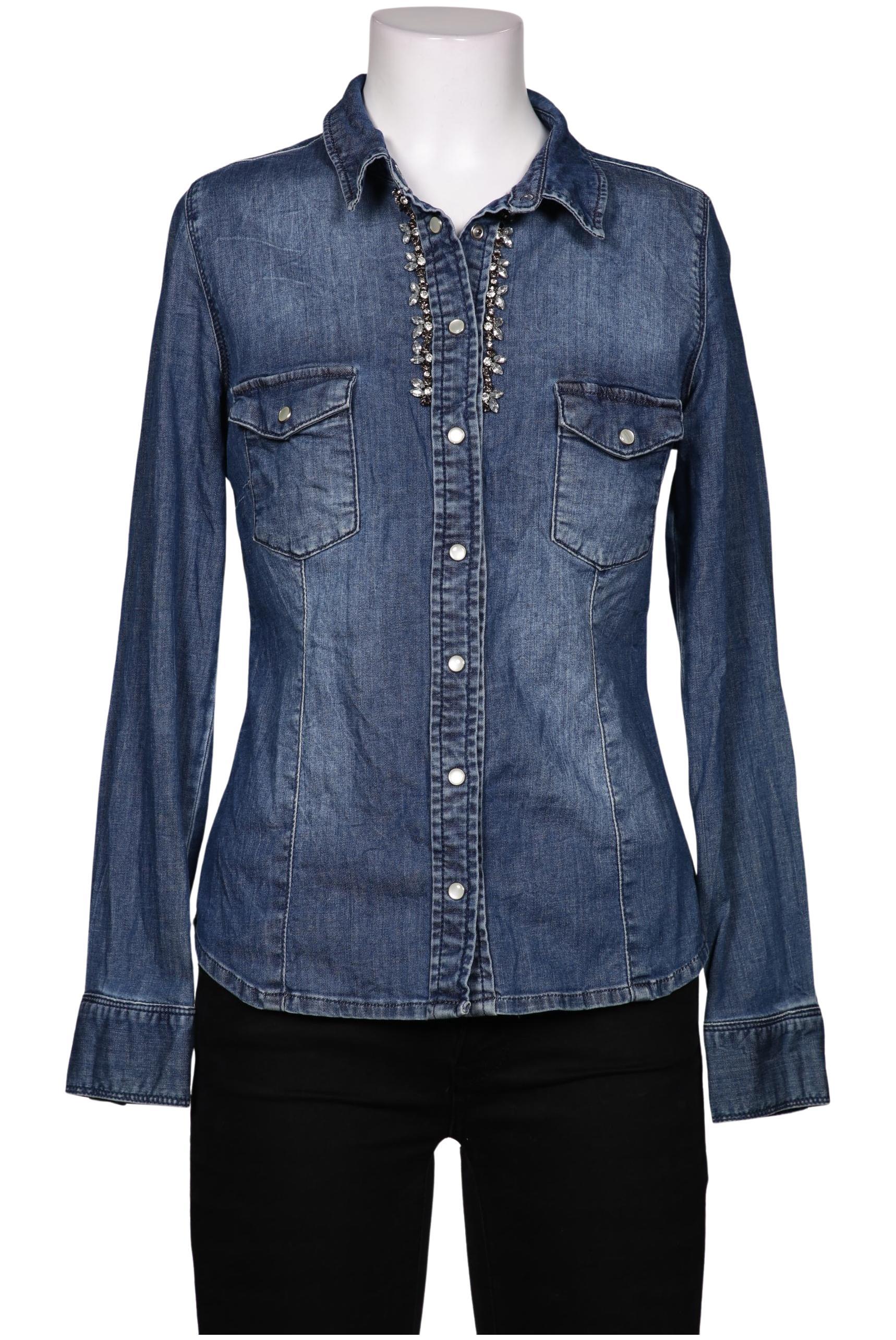 

Comma Damen Bluse, blau, Gr. 36