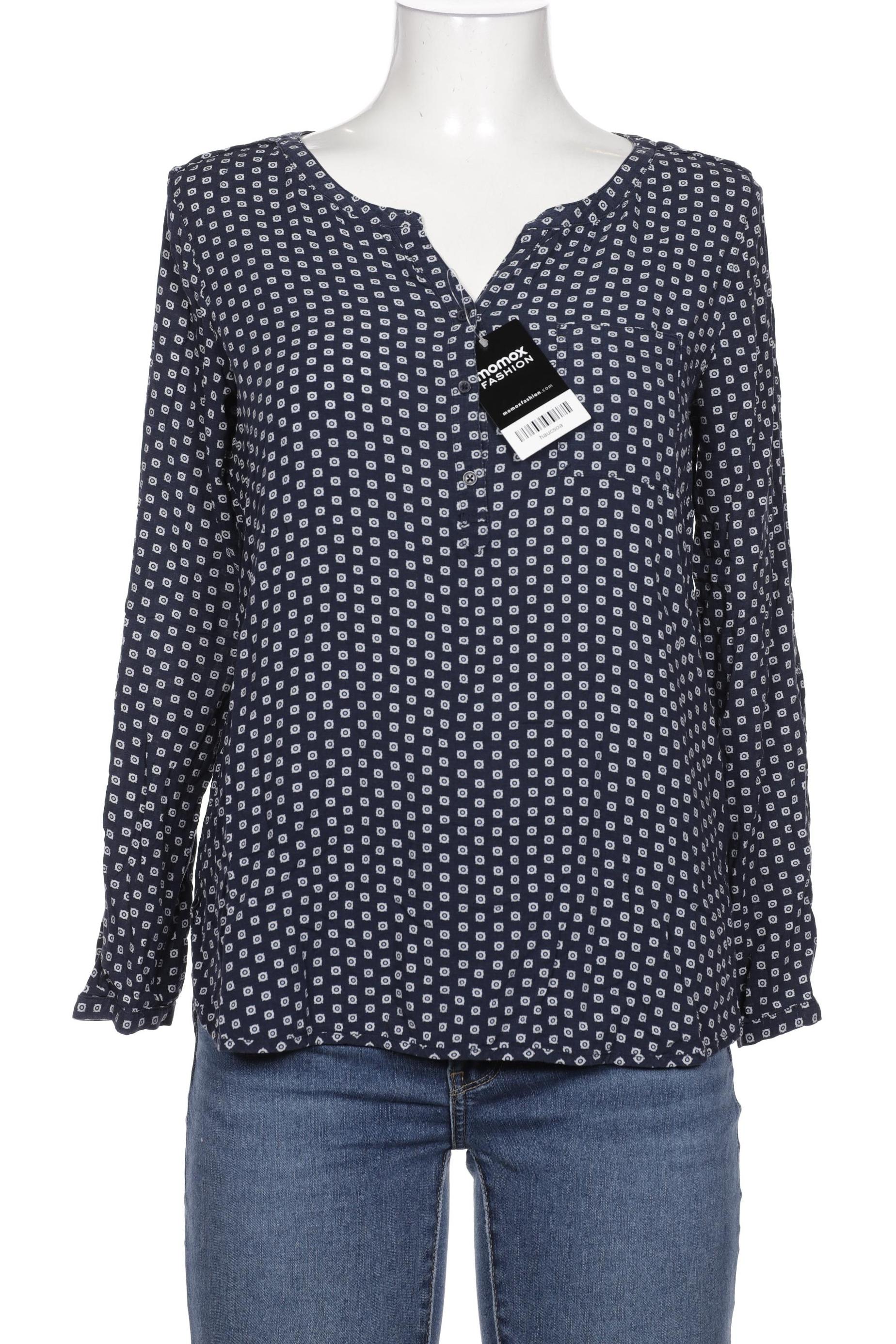 

Comma Damen Bluse, marineblau