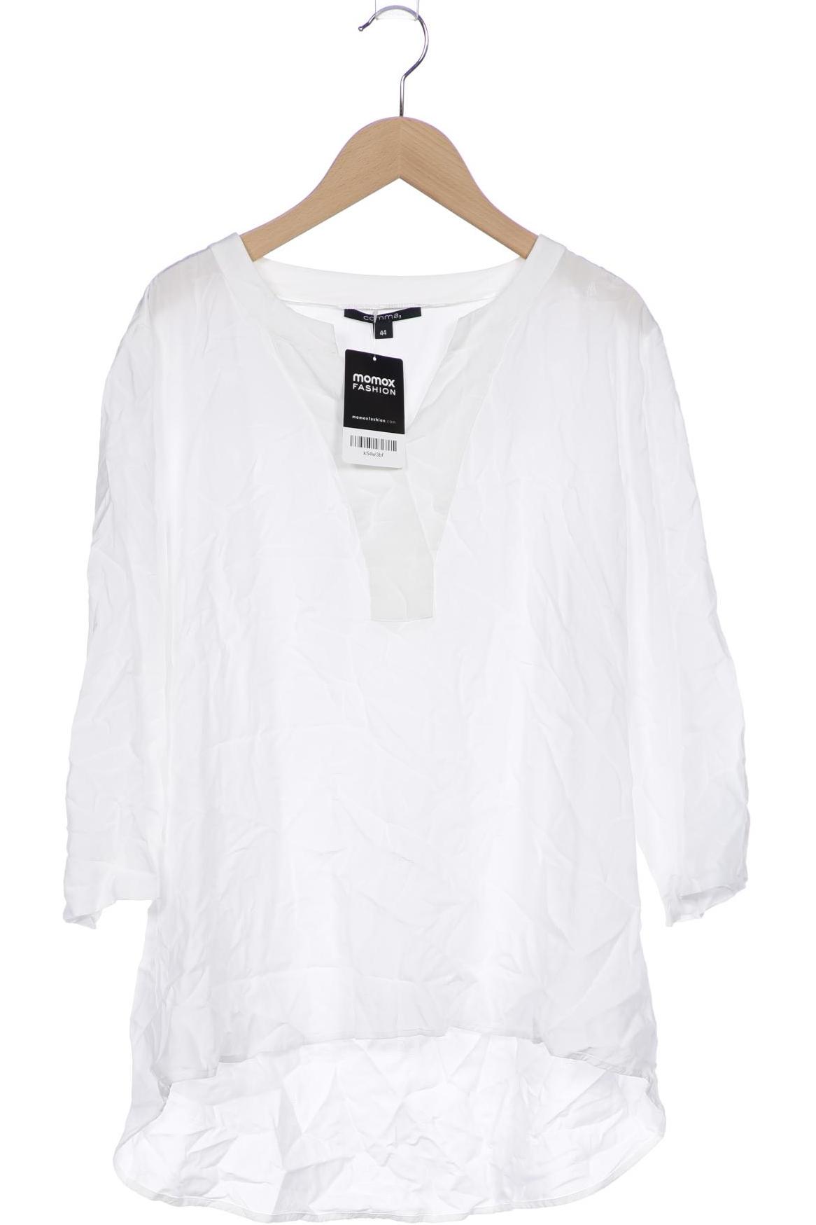 

Comma Damen Bluse, weiß, Gr. 44