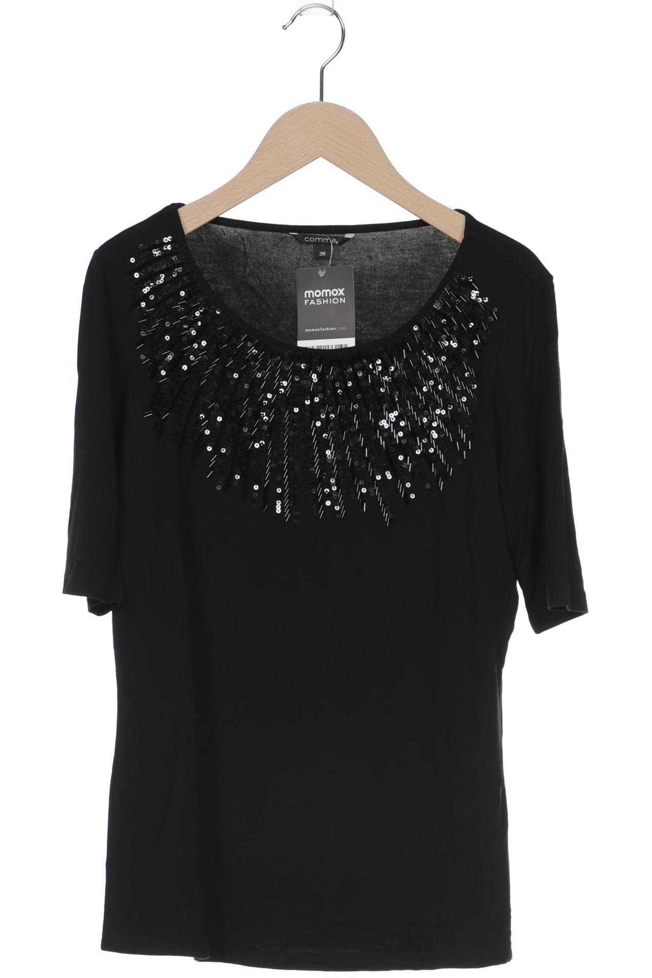 

Comma Damen Bluse, schwarz, Gr. 38