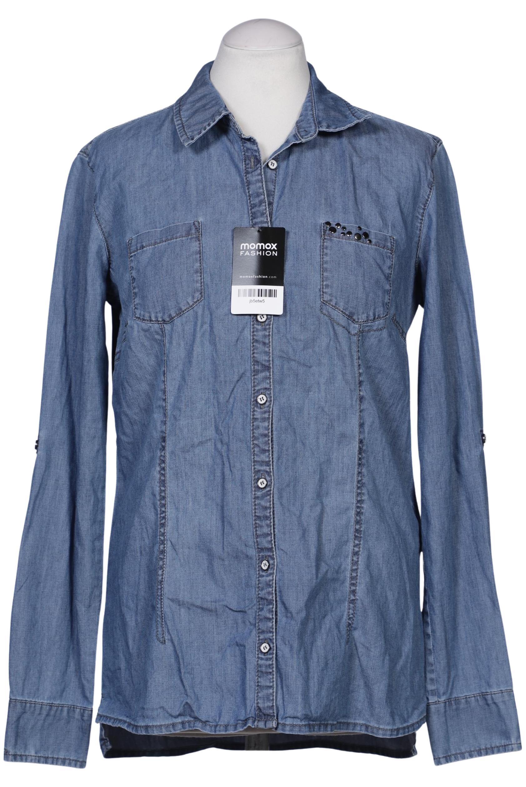 

Comma Damen Bluse, blau, Gr. 36