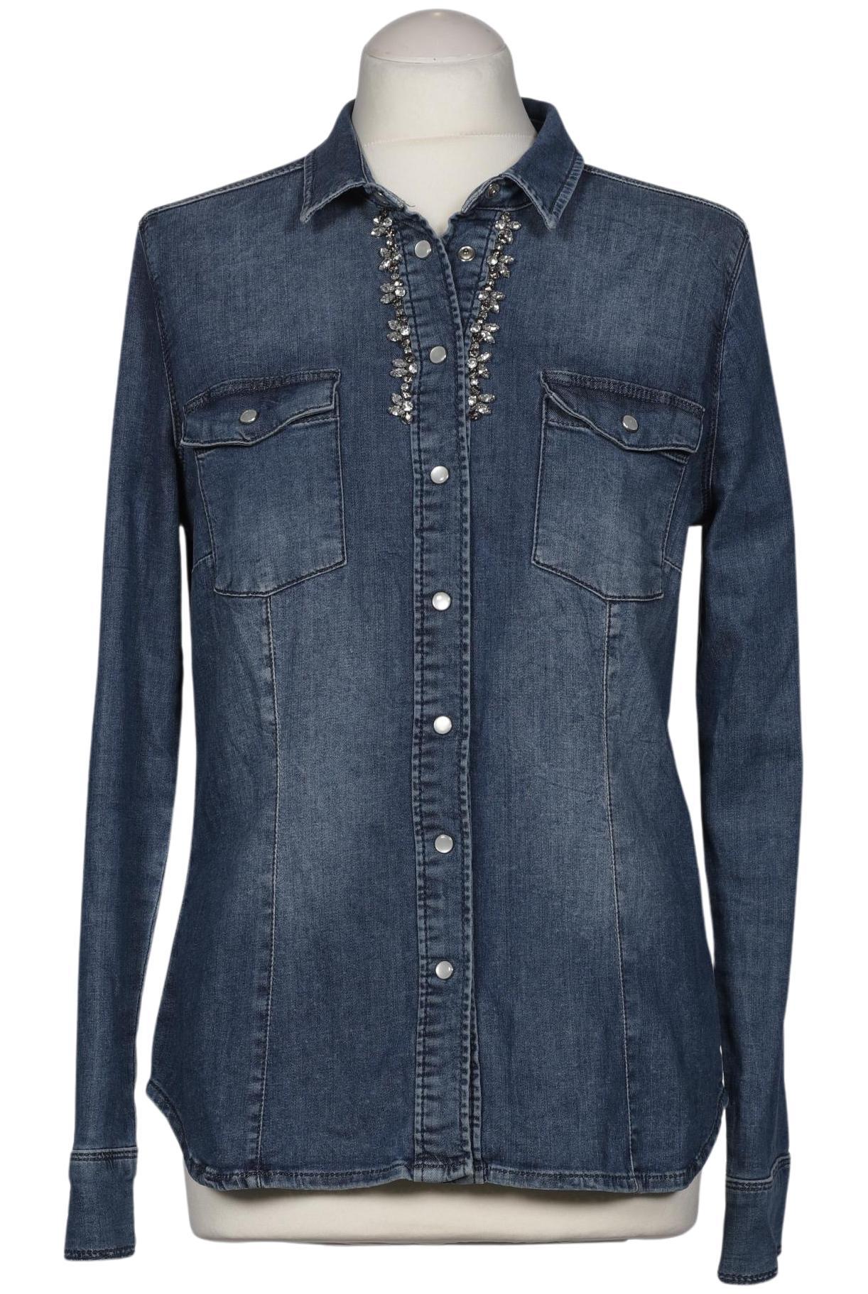 

Comma Damen Bluse, blau, Gr. 38
