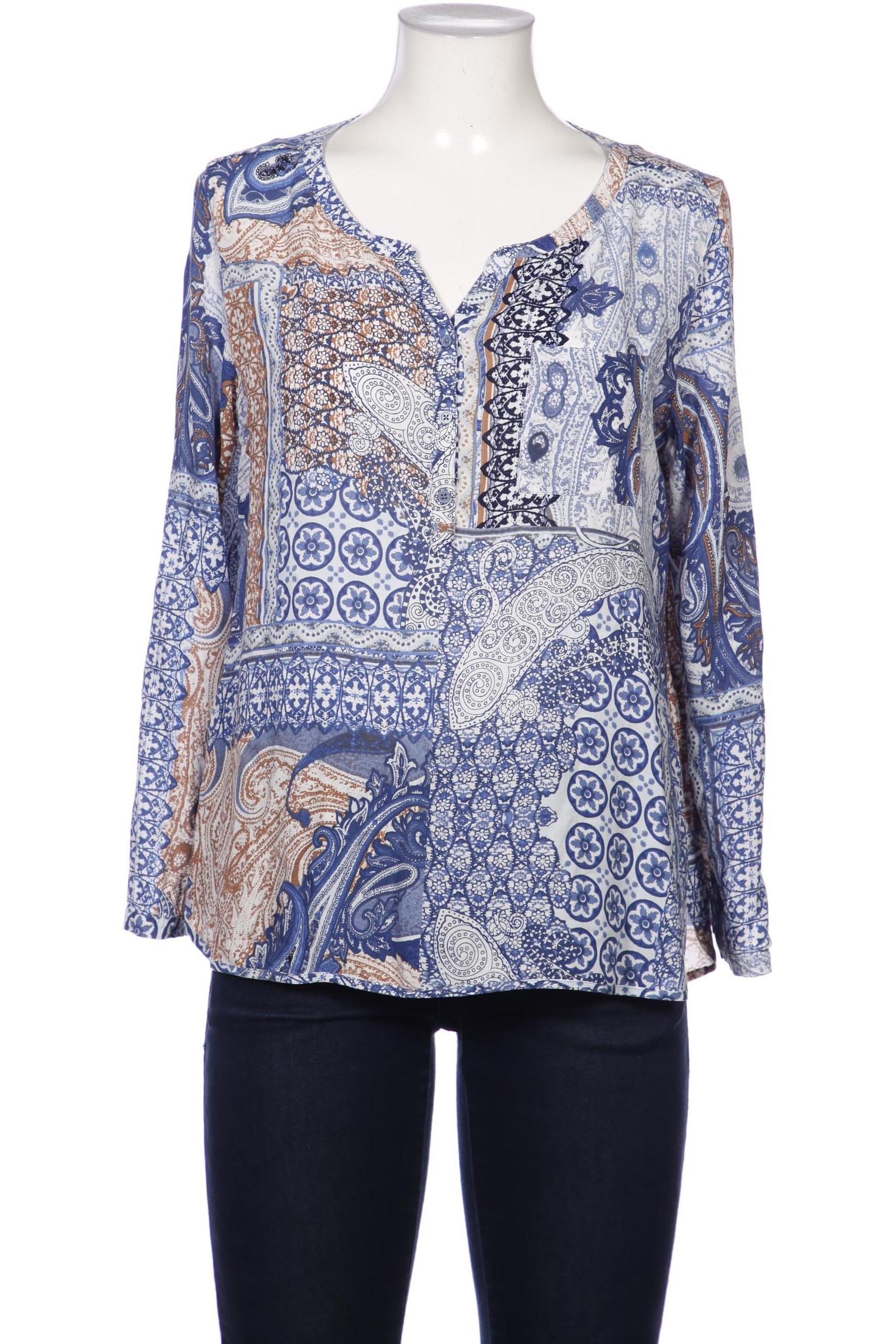 

Comma Damen Bluse, blau