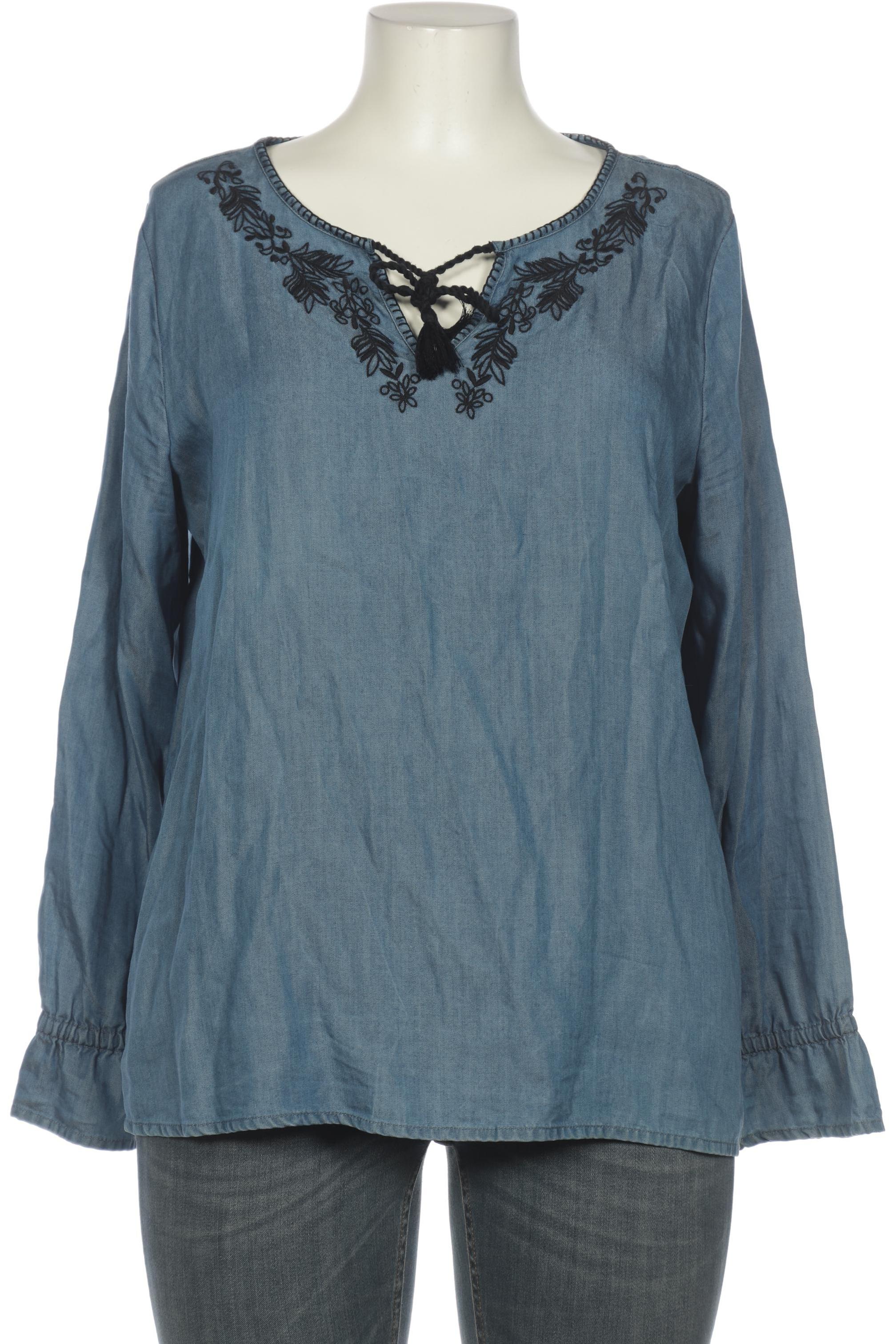 

Comma Damen Bluse, blau, Gr. 42
