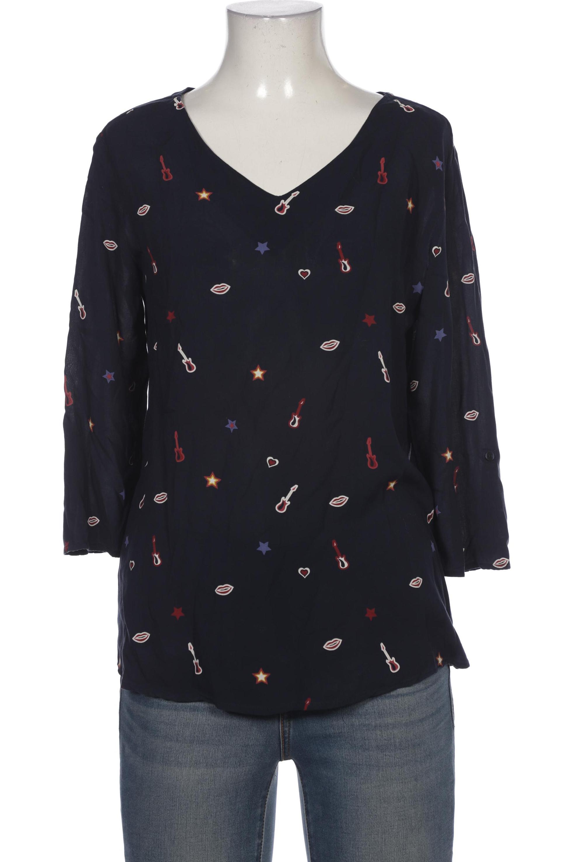 

Comma Damen Bluse, marineblau