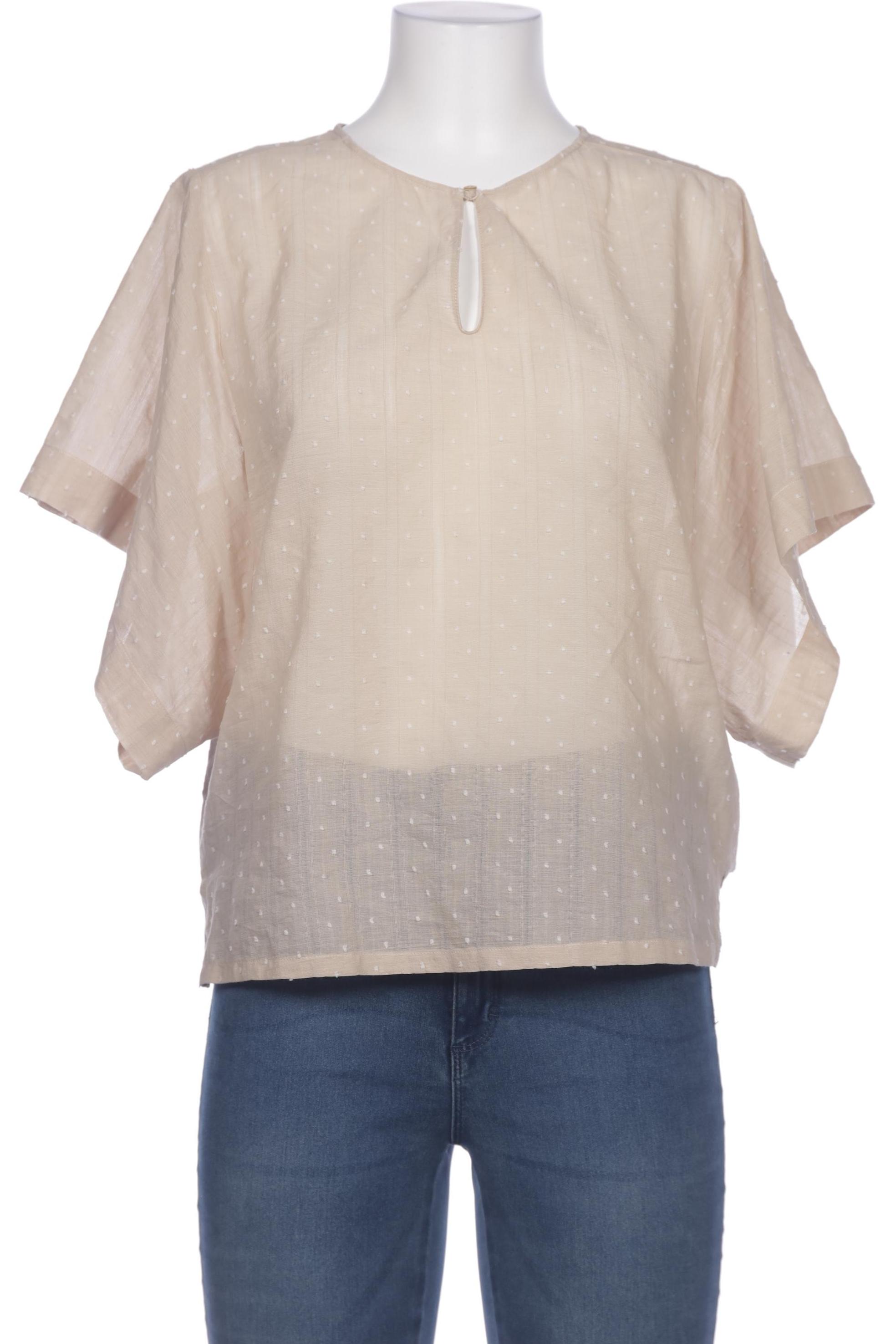 

Comma Damen Bluse, beige, Gr. 40