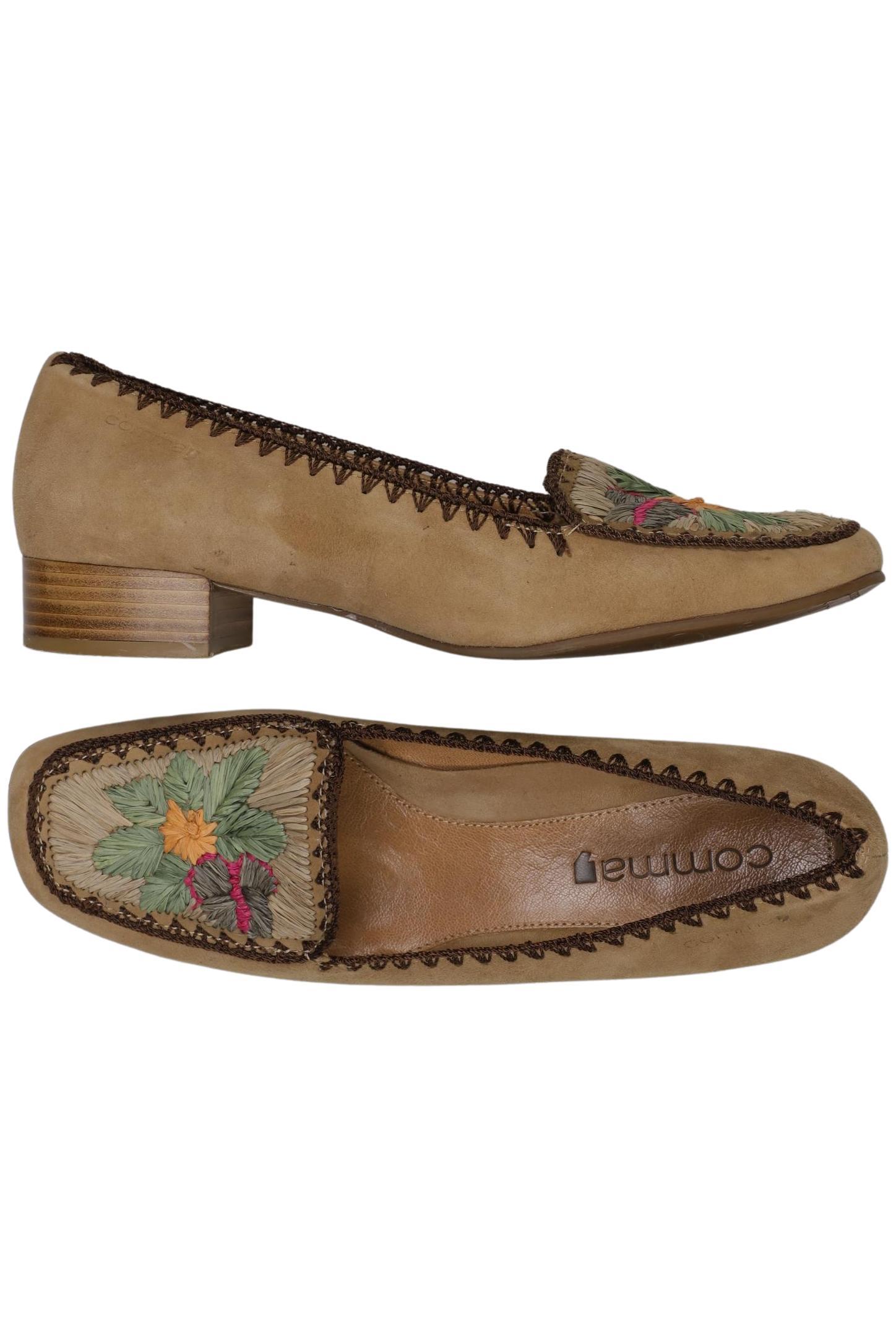 

Comma Damen Halbschuh, beige, Gr. 40