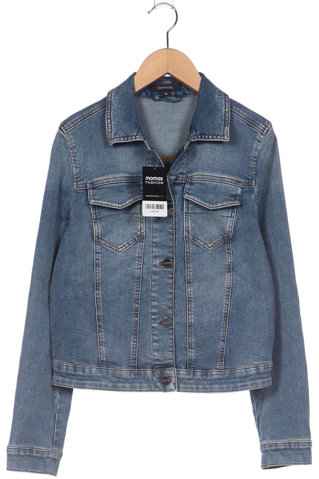 

Comma Damen Jacke, blau, Gr. 34