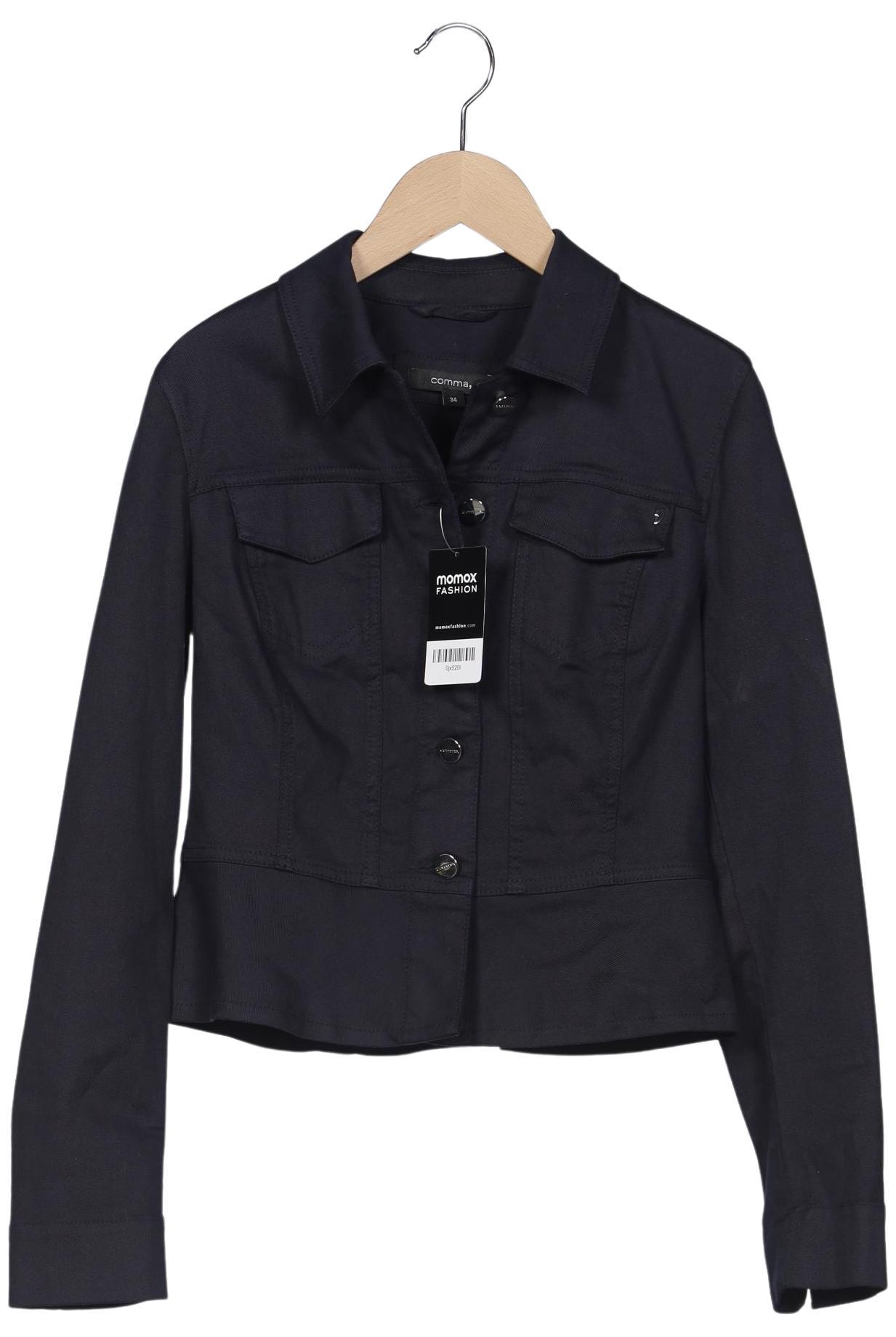 

Comma Damen Jacke, marineblau, Gr. 34