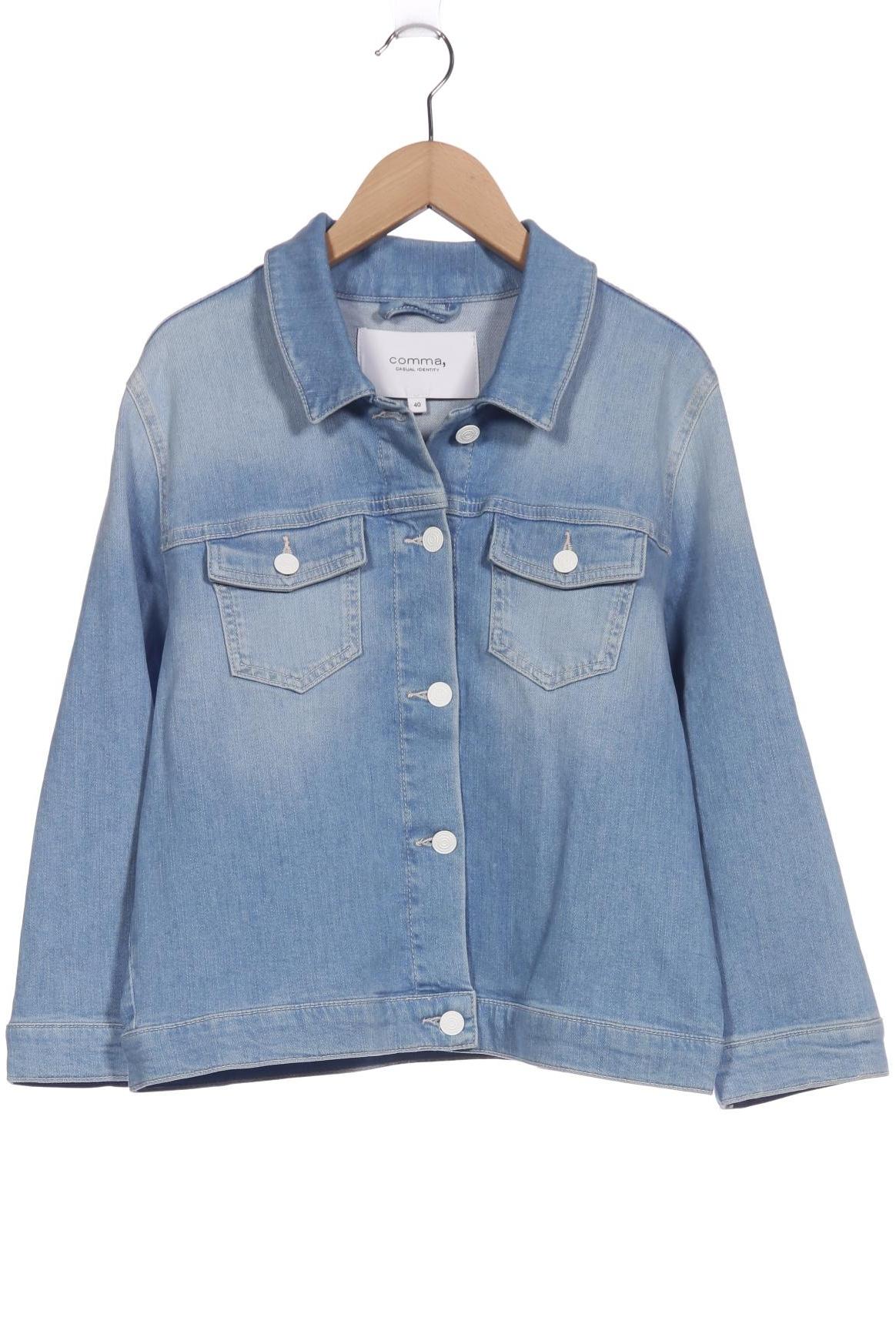 

Comma Damen Jacke, blau, Gr. 40
