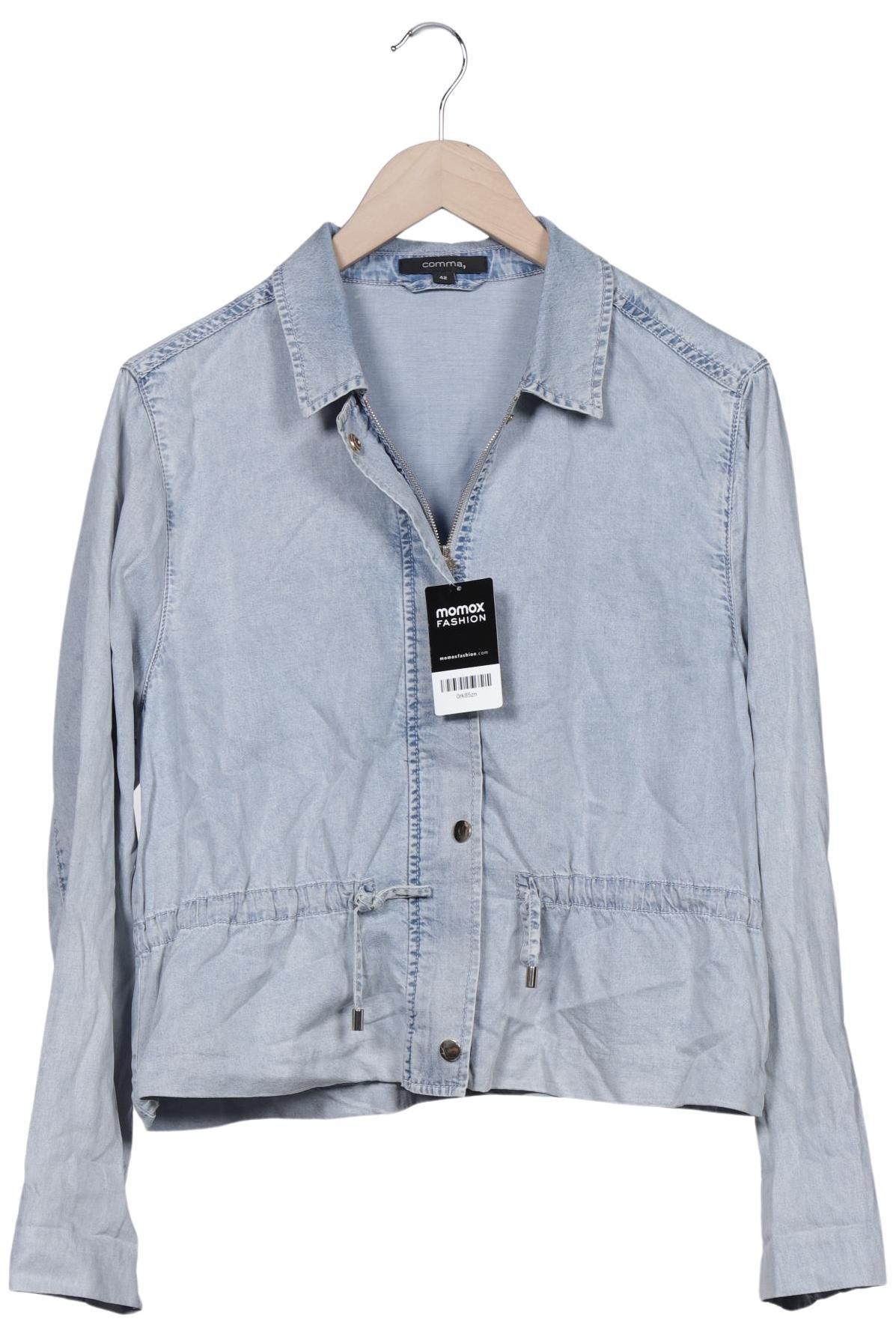 

Comma Damen Jacke, hellblau, Gr. 42